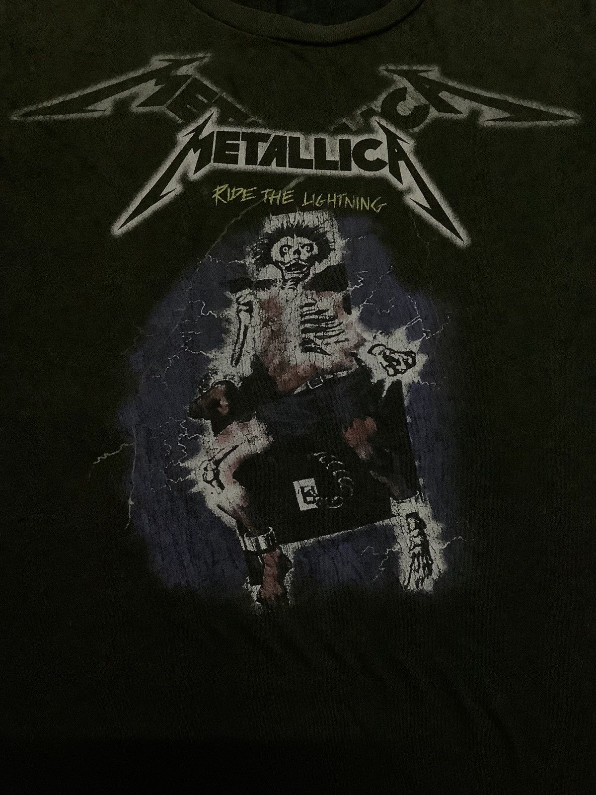 Band Tees × GU × Metallica Metallica Ride the Lightning 1984 Tour Tee Size S / US 4 / IT 40 - 9 Thumbnail