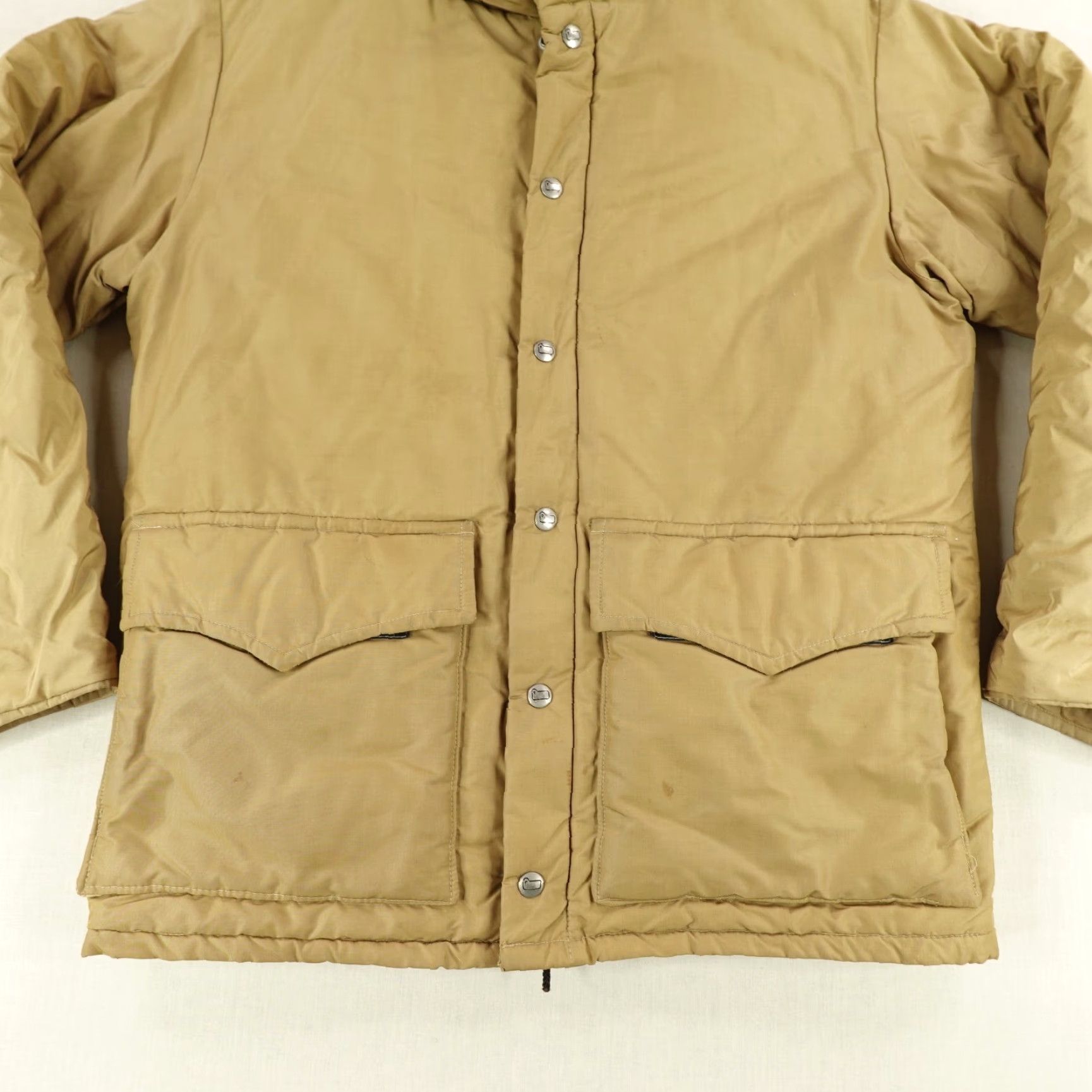Vintage VINTAGE Woolrich Jacket Mens Large Beige Quilted Puffer Western Coat Insulated Size US L / EU 52-54 / 3 - 3 Thumbnail