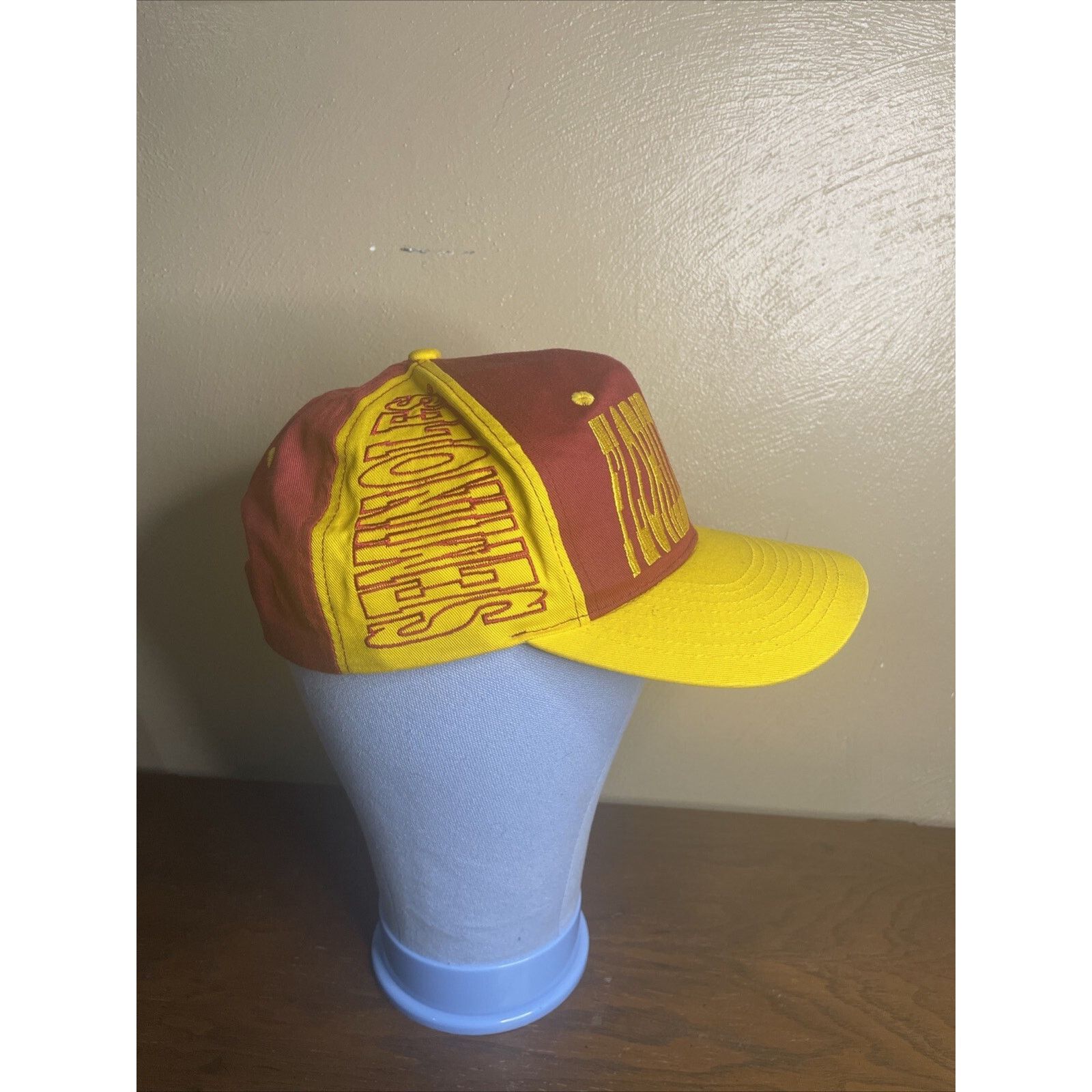 Industry of All Nations Vintage 90s Florida State Seminoles Snapback Hat Embroidered Size ONE SIZE - 3 Thumbnail