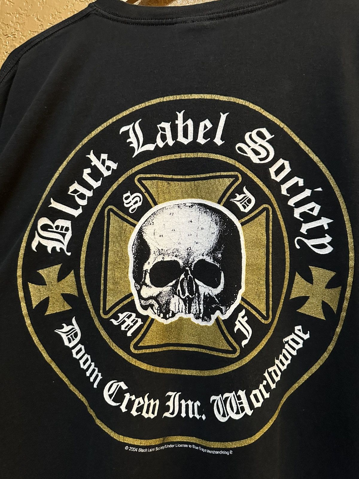 Band Tees VINTAGE 2004 BLACK LABEL SOCIETY DOOM CREW TEE RARE Size US XXL / EU 58 / 5 - 3 Thumbnail
