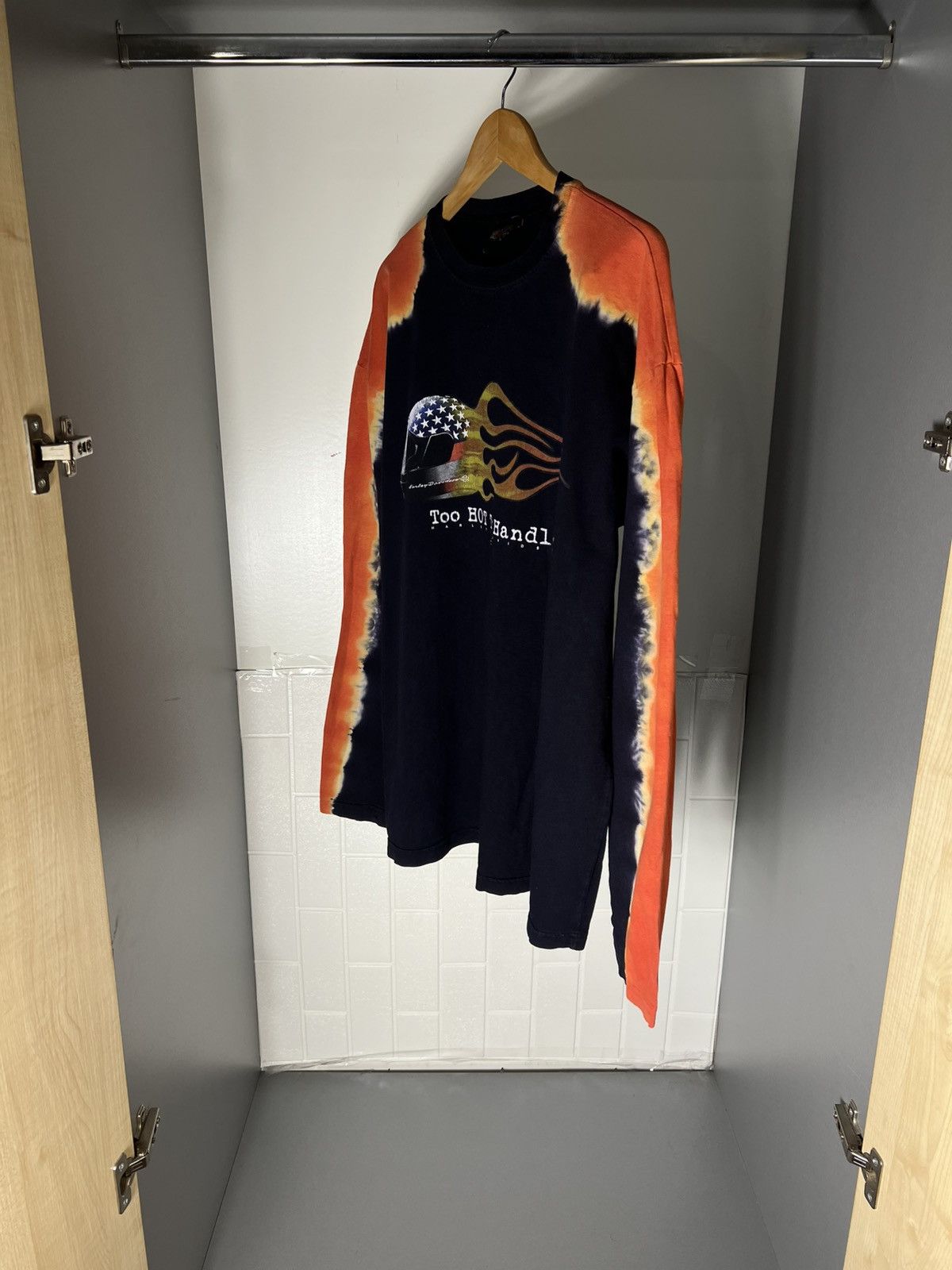 Harley Davidson VINTAGE HARLEY DAVIDSON MOTORCYCLE LAS VEGAS 1995 RETRO Y2K Size US XL / EU 56 / 4 - 9 Thumbnail