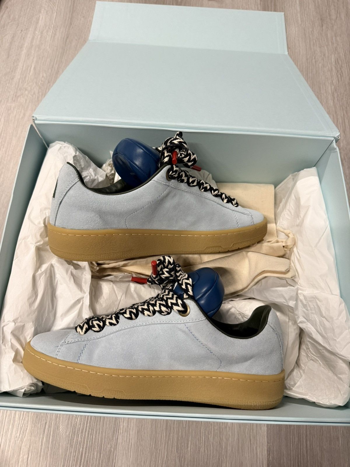 Lanvin Lanvin Low Top Sneaker Size US 7 / EU 40 - 1 Thumbnail