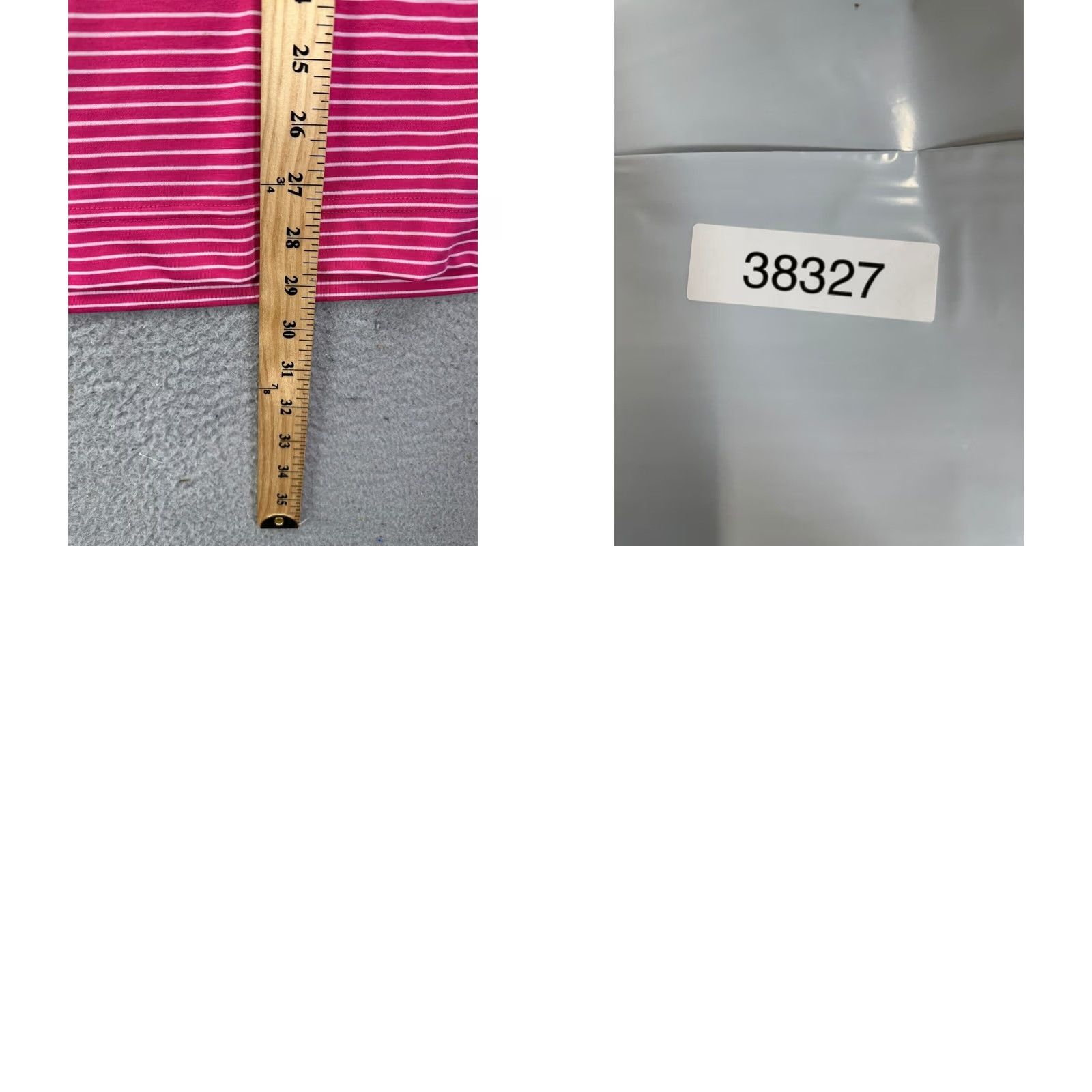 Footjoy FootJoy FJ Shirt Men Medium Pink Pinstripe Polo Golf Rugby Athletic Short Sleeve Size US M / EU 48-50 / 2 - 8 Thumbnail