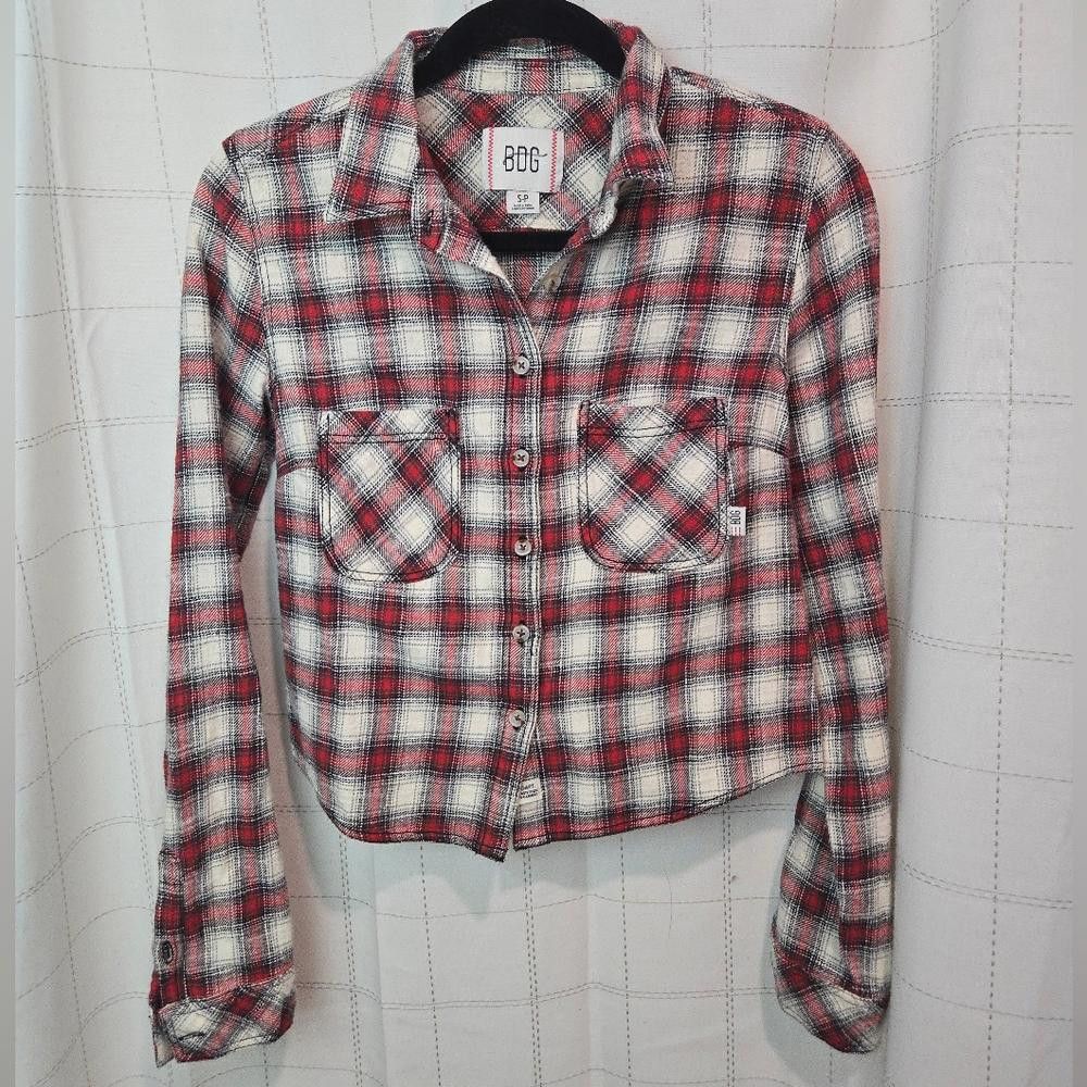 Bdg BDG Women's Cropped Flannel Size S / US 4 / IT 40 - 1 Thumbnail