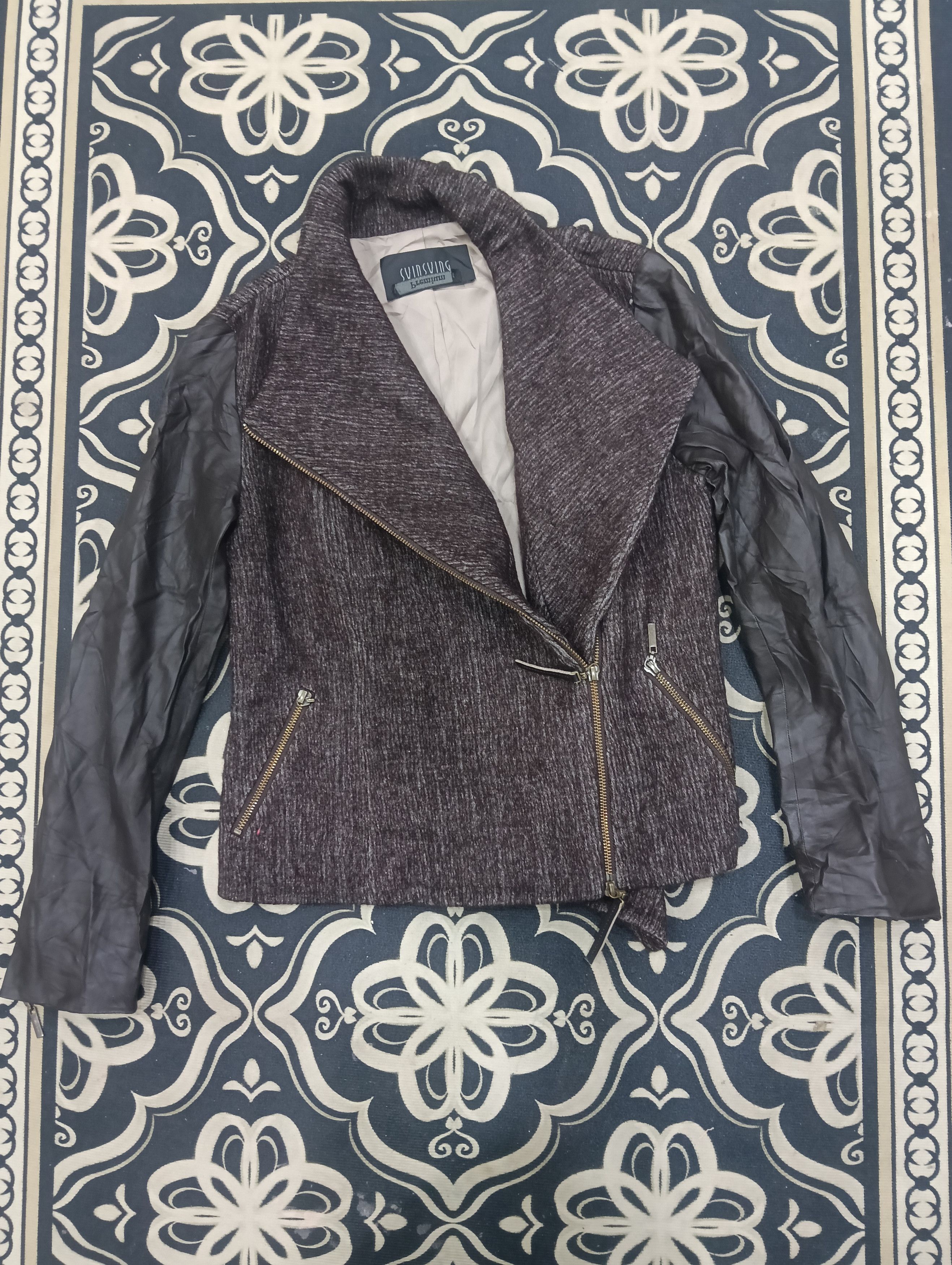 Le Grande Bleu (L.G.B.) Swinswing/Svinsving Jacket Like Double Collar Size M / US 6-8 / IT 42-44 - 1 Thumbnail