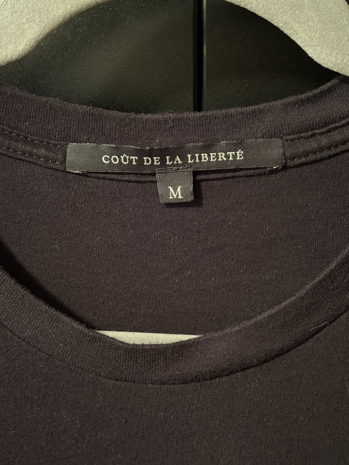 Cout de la Liberte Cout De La Liberte Logo Tshirt Black Size US S / EU 44-46 / 1 - 3 Thumbnail