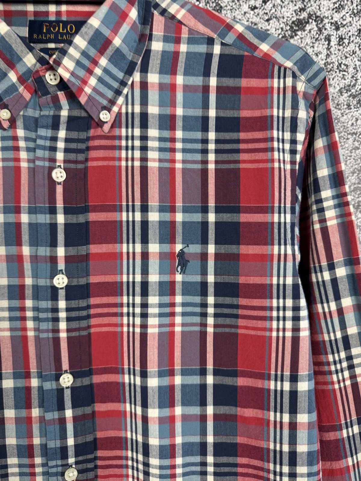 Polo Ralph Lauren Polo Ralph Lauren Long Sleeve Plaid Shirt Button Up Size S Size US S / EU 44-46 / 1 - 6 Thumbnail