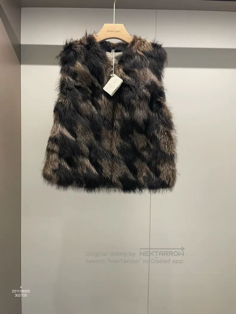 Brunello Cucinelli Brunello Cucinelli Fur and Leather Combination Vest Size S / US 4 / IT 40 - 1 Thumbnail