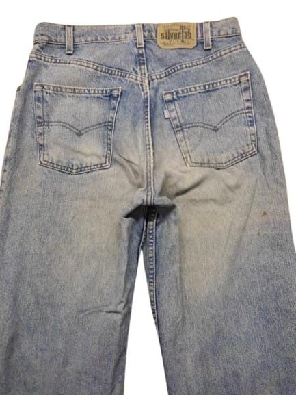 Levi's Vintage Clothing VINTAGE LEVIS SILVER TAB DISTRESSED JEANS MUD WASH FADED Size US 31 - 4 Thumbnail