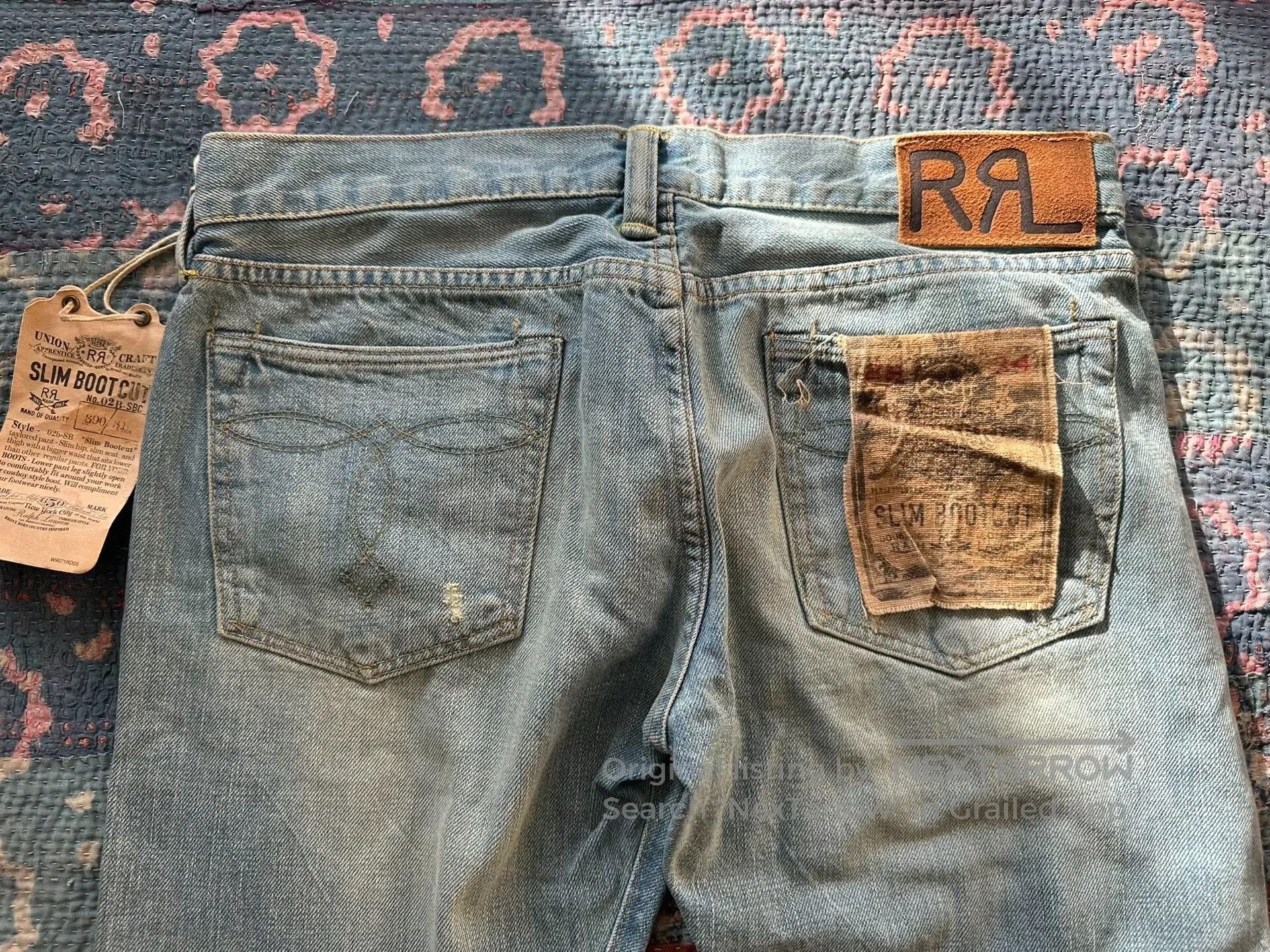 RRL Ralph Lauren RRL Slim Boot Cut Jeans. Size 30" / US 8 / IT 44 - 6 Thumbnail