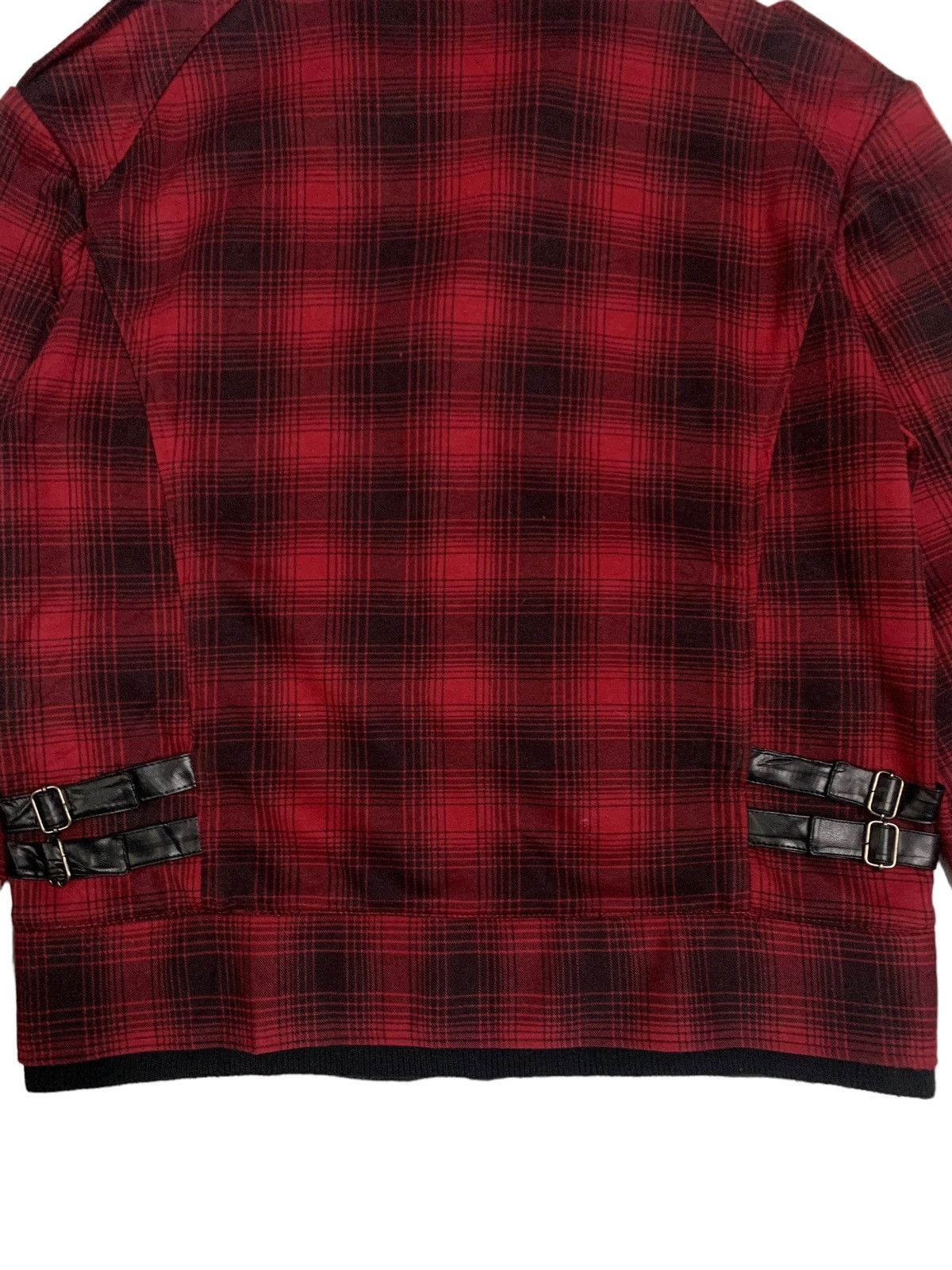 14th Addiction Vintage Japanese Brand Plaid Tartan Punk Biker Jacket Size US M / EU 48-50 / 2 - 14 Thumbnail