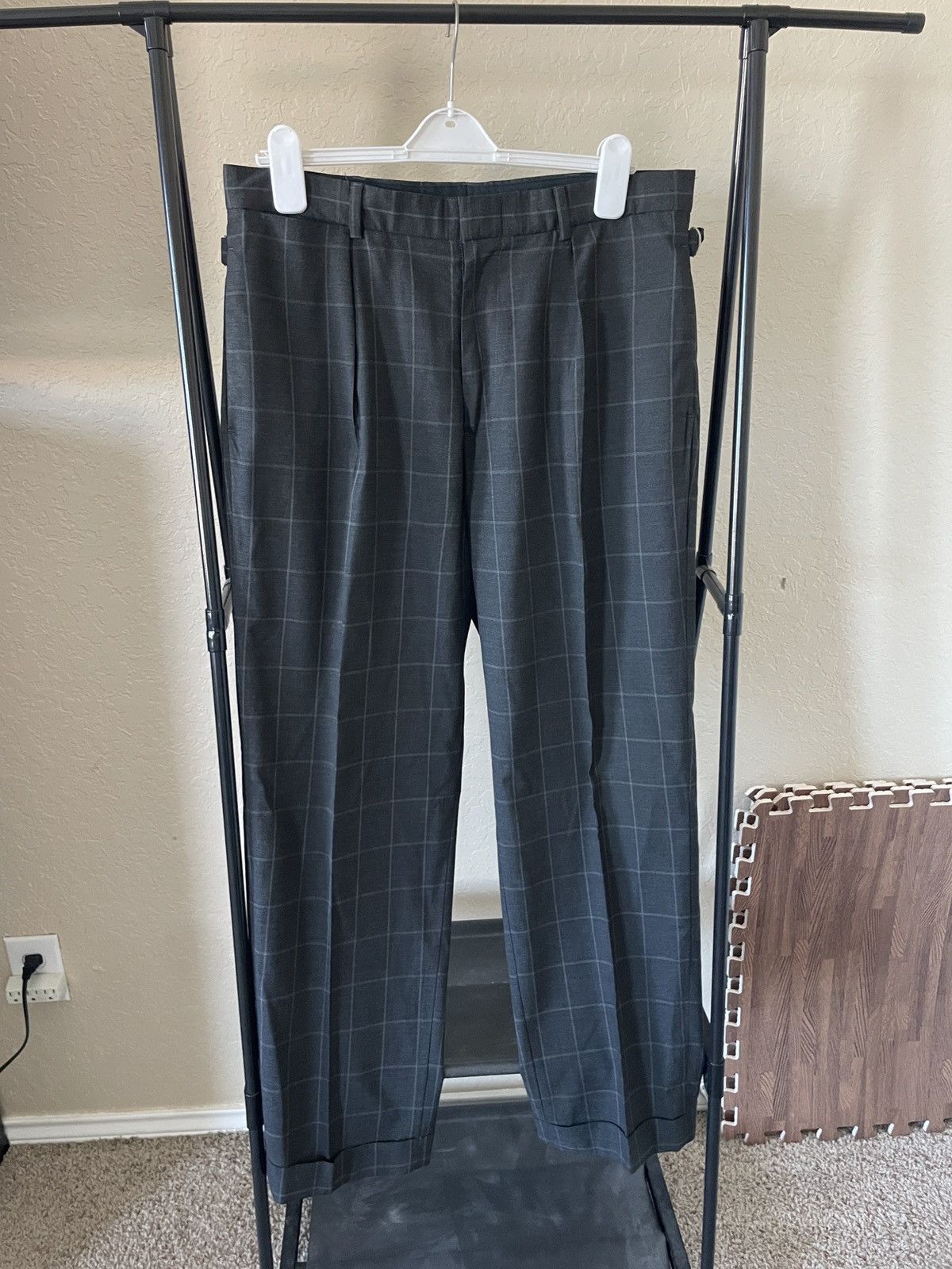 Ralph Lauren Polo Golf by RL WindowPane cuffed pleated pants Size US 36 / EU 52 - 1 Thumbnail