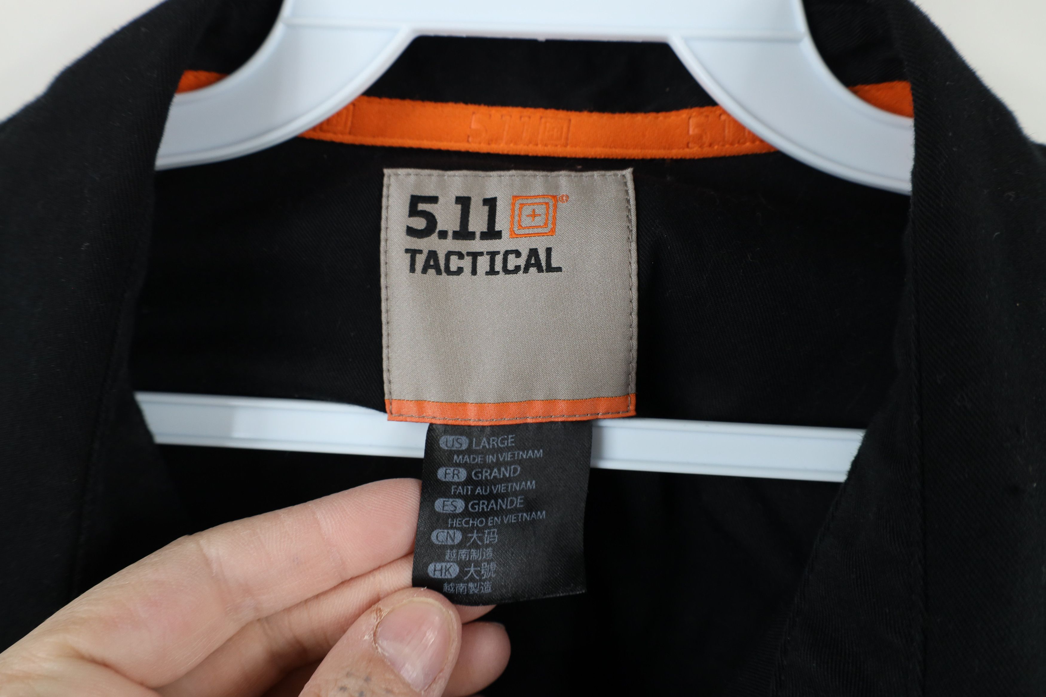 Vintage 5.11 Tactical Series Tac Twill Short Sleeve Button Shirt Size US L / EU 52-54 / 3 - 9 Thumbnail
