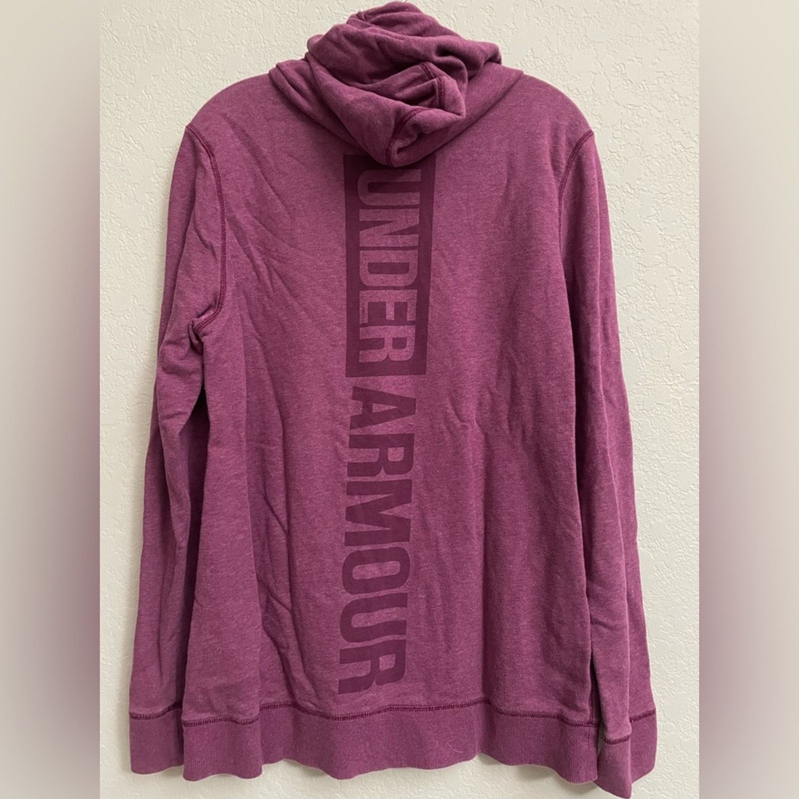 Under Armour Under Armour French Terry Mauve Loose Fit Hoodie size Large Size L / US 10 / IT 46 - 5 Thumbnail