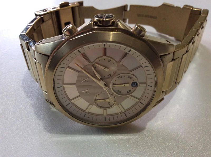 Designer Armina AX Gold dial stainless steel men's watch Size ONE SIZE - 2 Thumbnail