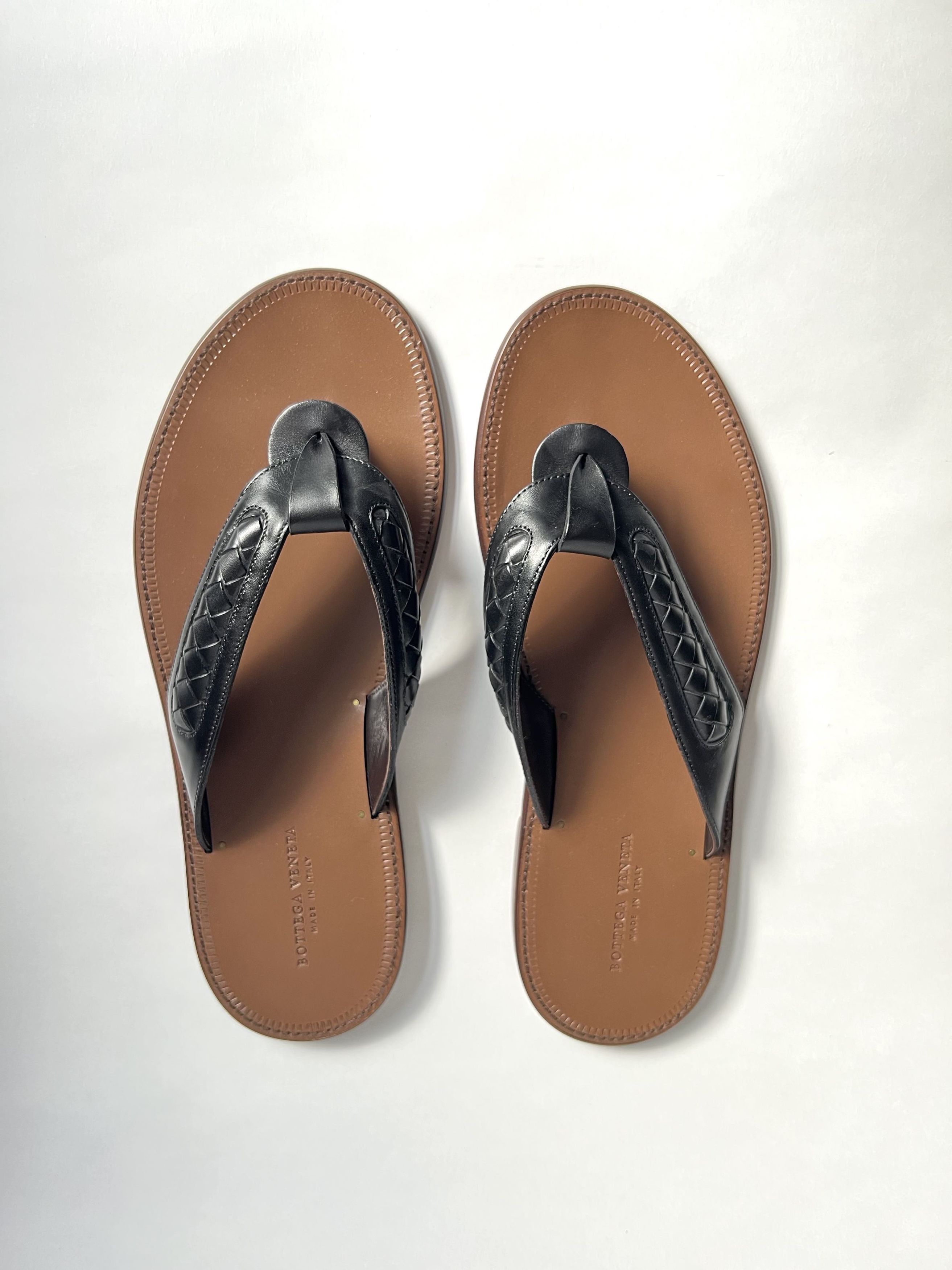 Bottega Veneta Bottega Veneta Woven Leather Sandal Size US 10.5 / EU 43-44 - 2 Thumbnail