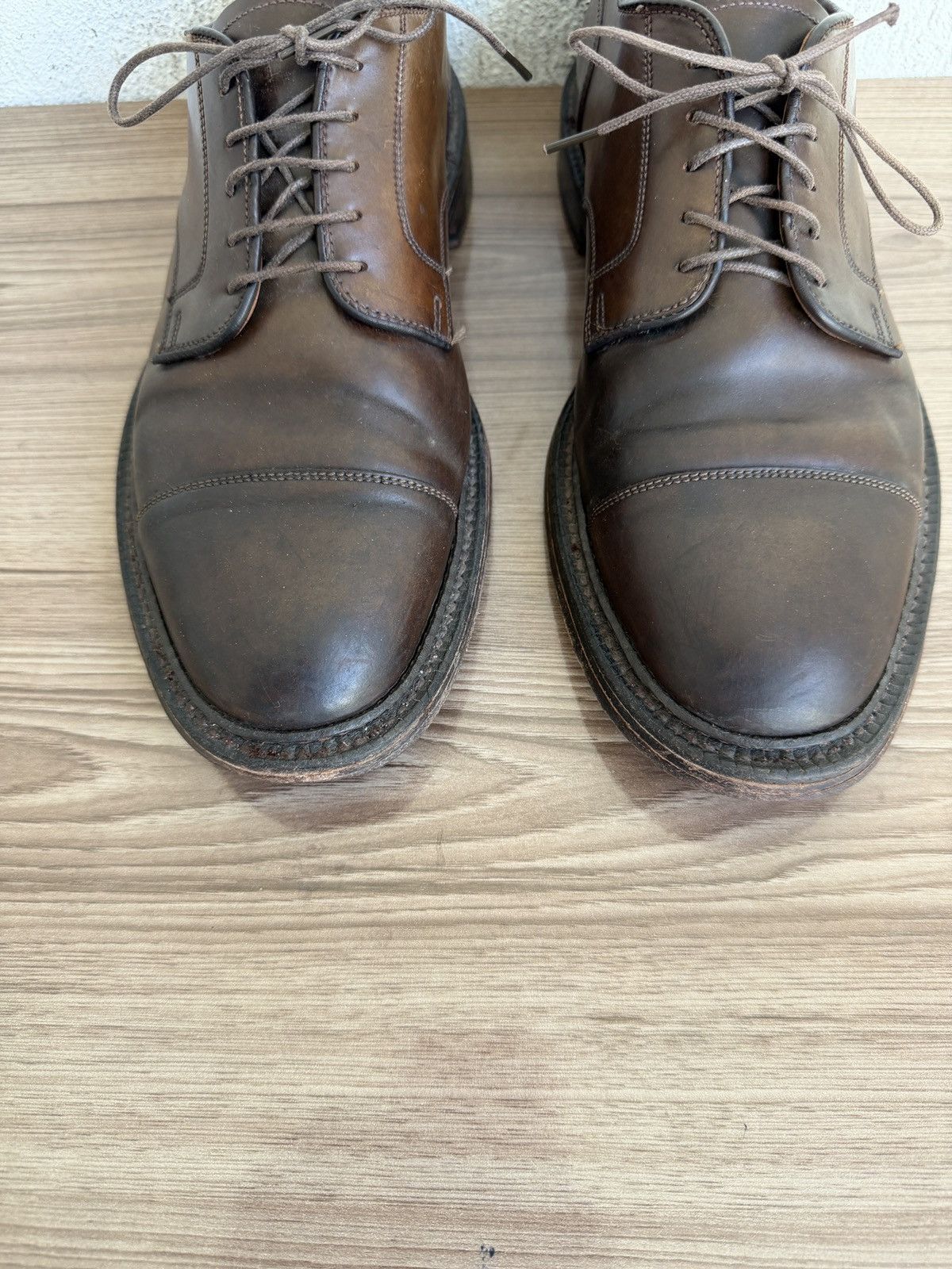Alden Shell cordovan cap toe derby Size US 9 / EU 42 - 5 Thumbnail