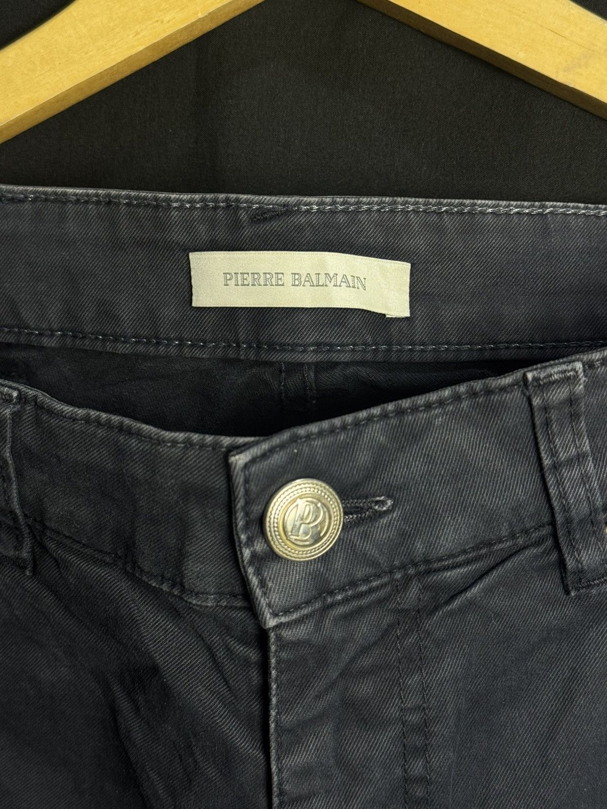 Balmain Balmain Biker Decernin Vintage Styled Size US 29 - 6 Thumbnail