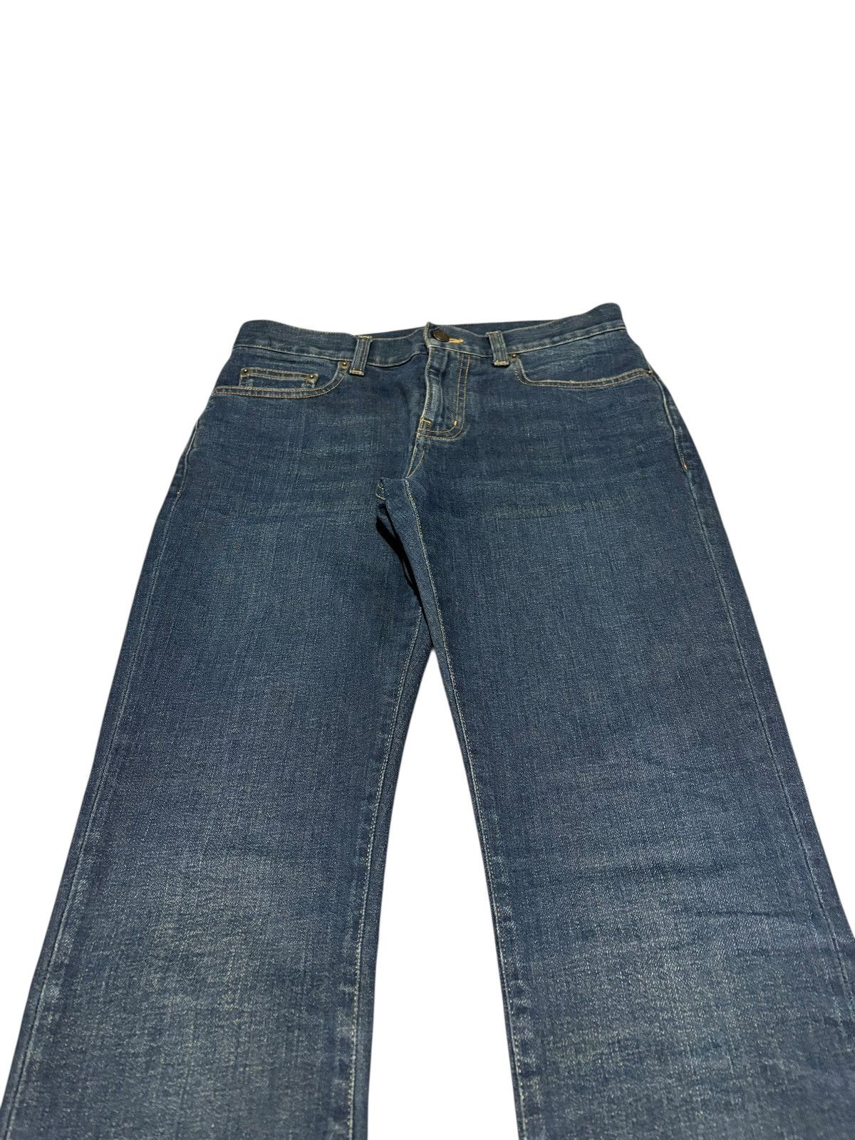 Saint Laurent Paris SS16 Hedi Slimane D02 Jeans Sandwash Navy Denim distressed Size US 28 / EU 44 - 3 Thumbnail