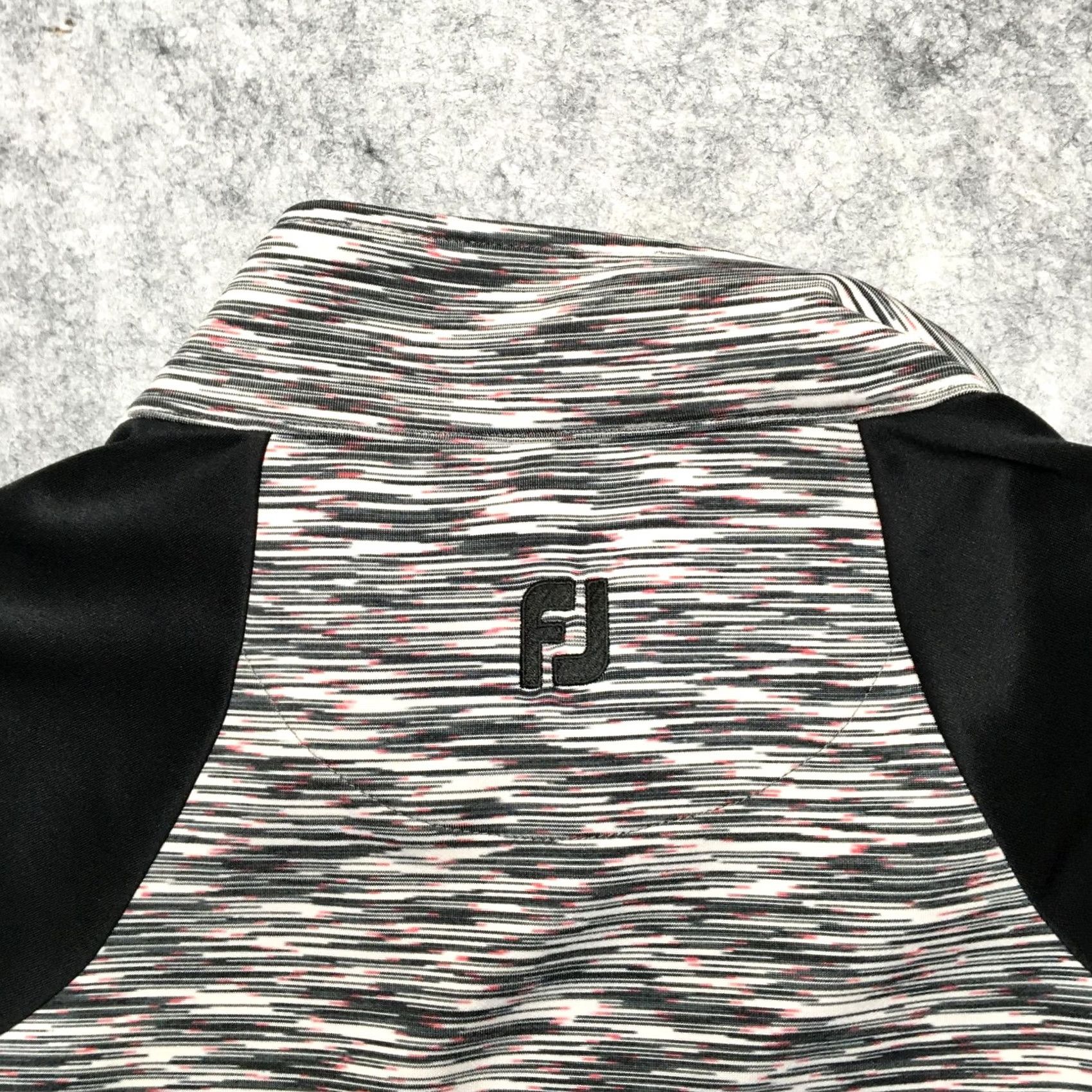 Footjoy FootJoy Pullover Jacket Womens XL Gray Black Red Full Zip Golf Stretch Athletic Size XL / US 12-14 / IT 48-50 - 7 Thumbnail