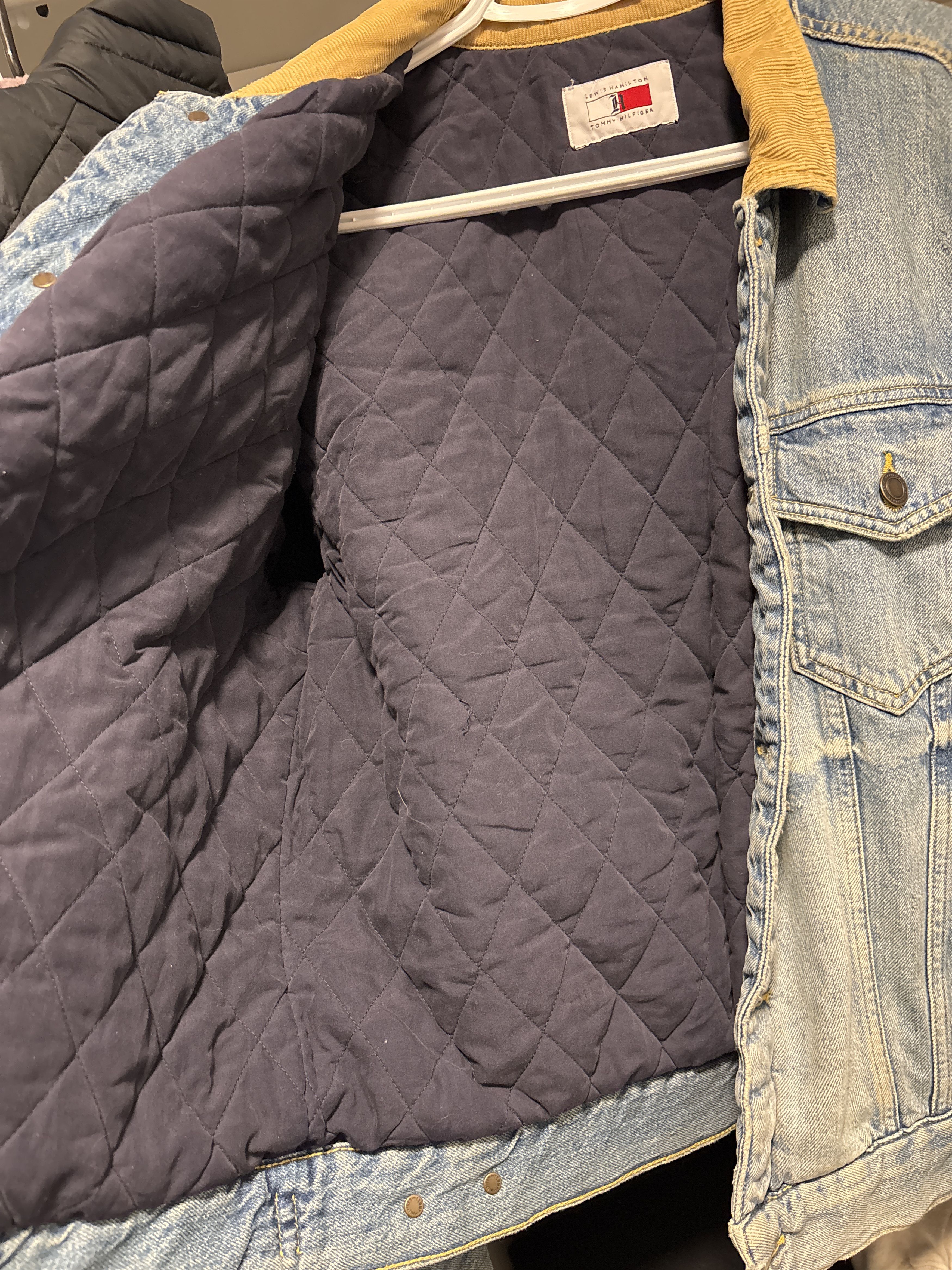 Tommy Hilfiger Tommy Hilfiger x Lewis Hamilton Quilted Denim Jacket Size US M / EU 48-50 / 2 - 4 Thumbnail