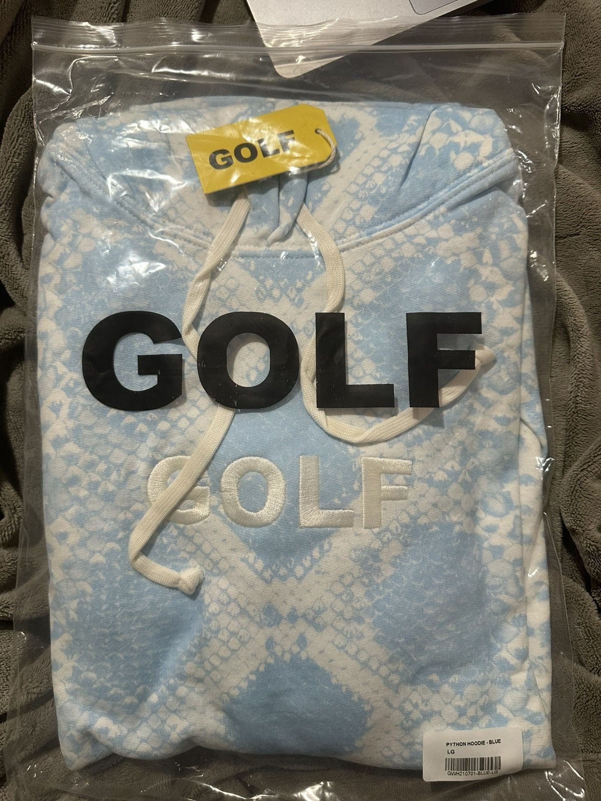 Golf Wang Golf Wang x Le Fleur Python Hoodie Blue Size Large SS22 Size US L / EU 52-54 / 3 - 1 Thumbnail