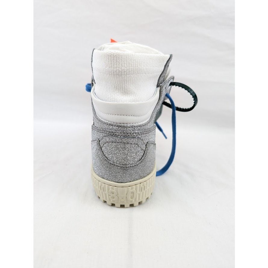Off-White o1rshd1 3.0 Off Court Special Glitter Hi Top Sneakers Size US 8 / IT 38 - 9 Thumbnail