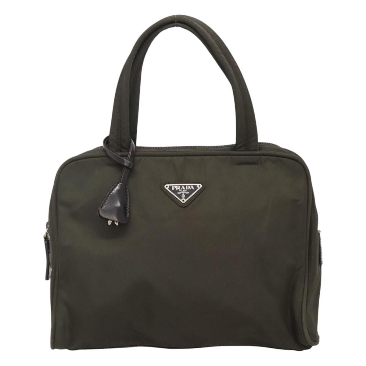Prada Re-Nylon Khaki Synthetic Handbag (Pre-Owned) Size ONE SIZE - 1 Thumbnail
