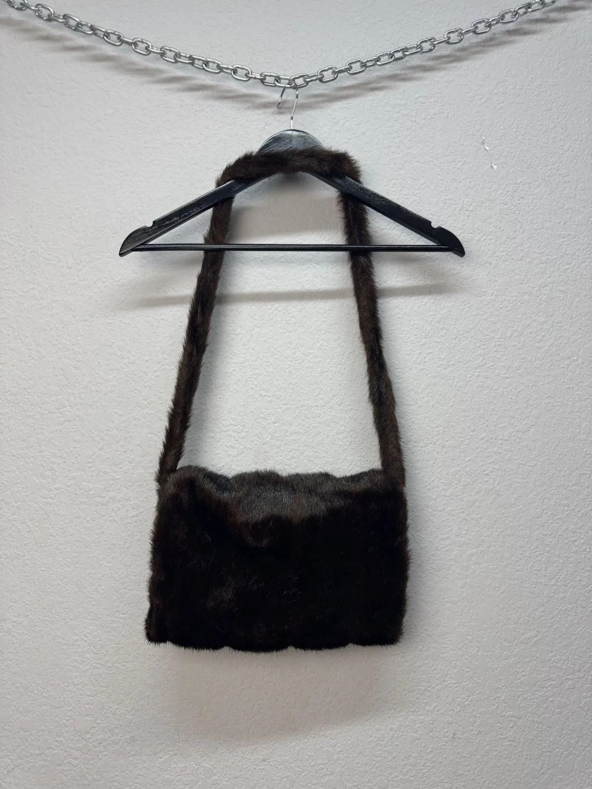 If Six Was Nine Vintage Hysteric Glamour Style Fur Rabbit Opium Bag Gothic Size ONE SIZE - 10 Thumbnail