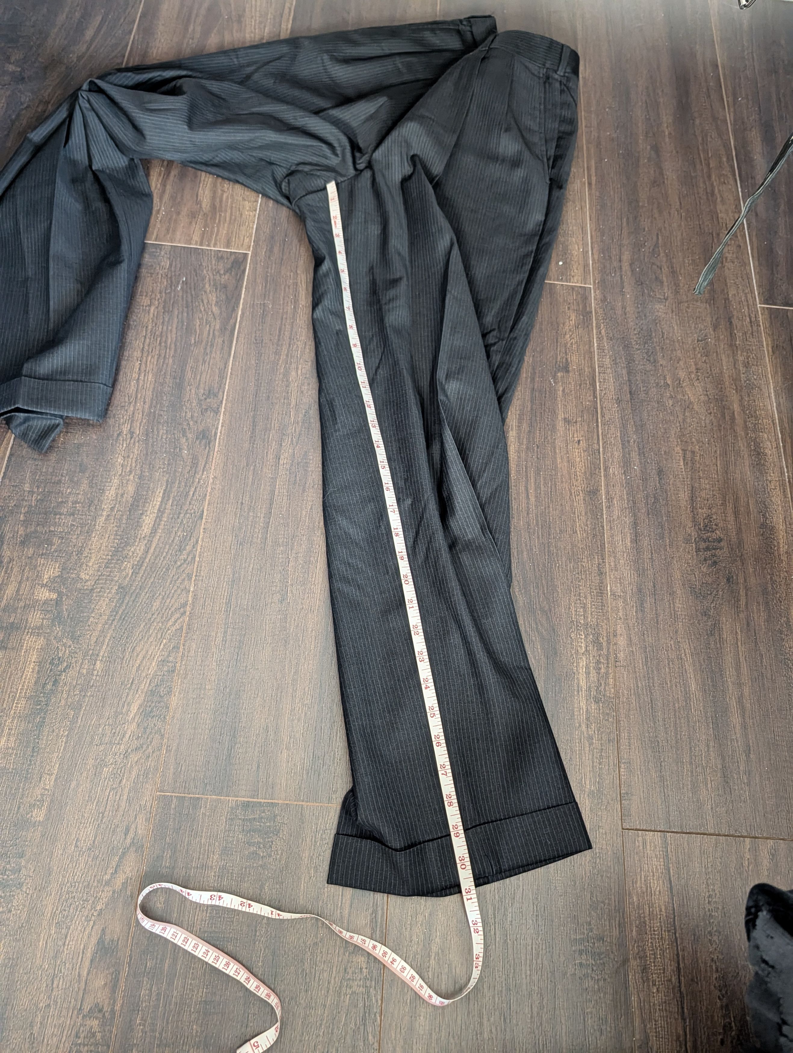 Brooks Brothers Vintage pure Woolmark New Wool pinstriped cuffed trousers Size US 32 / EU 48 - 13 Thumbnail