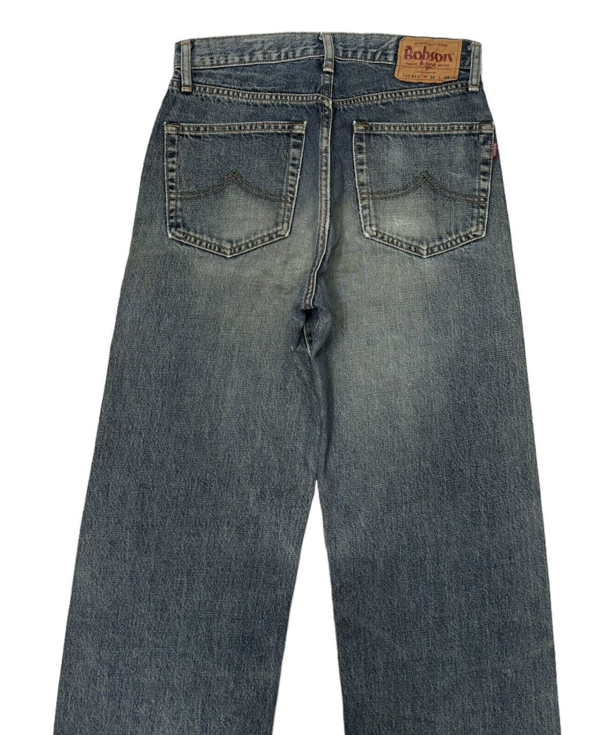Japanese Brand VINTAGE JAPANESE BOBSON WIDE BAGGY JEANS Size US 29 - 6 Thumbnail
