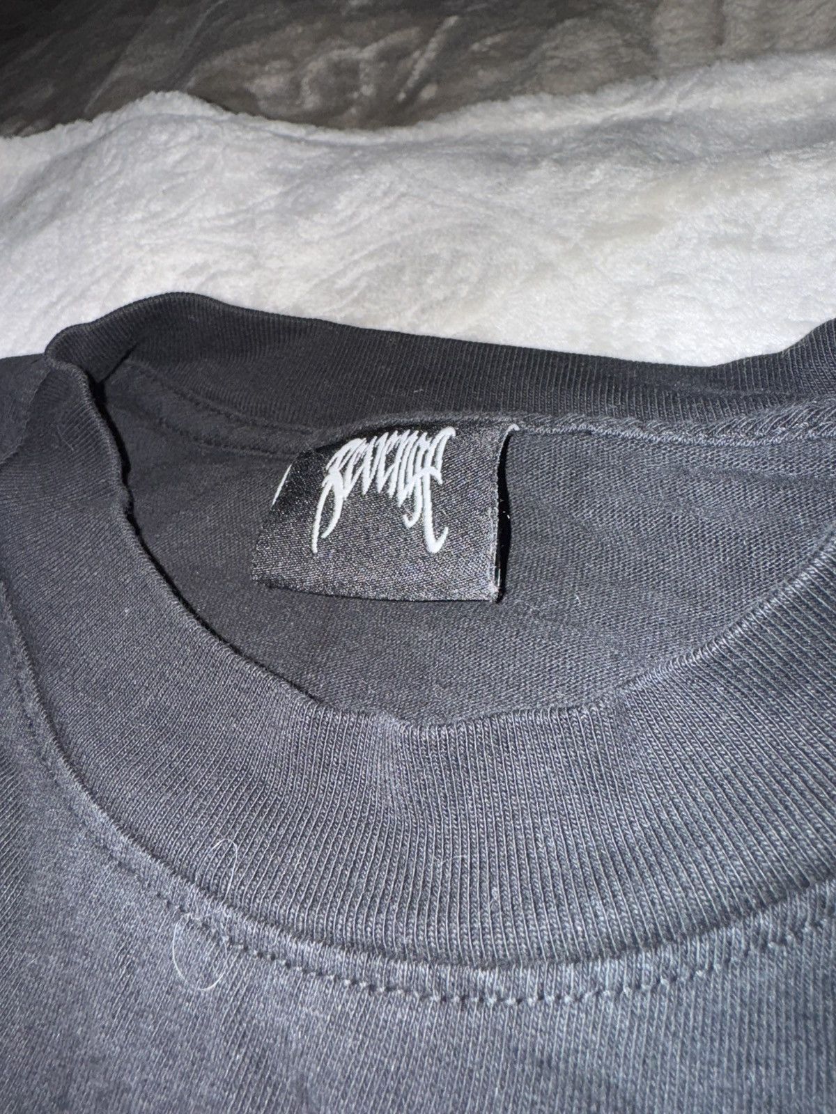 Revenge Revenge Blue Chrome Reaper Tee Size US XXL / EU 58 / 5 - 5 Thumbnail