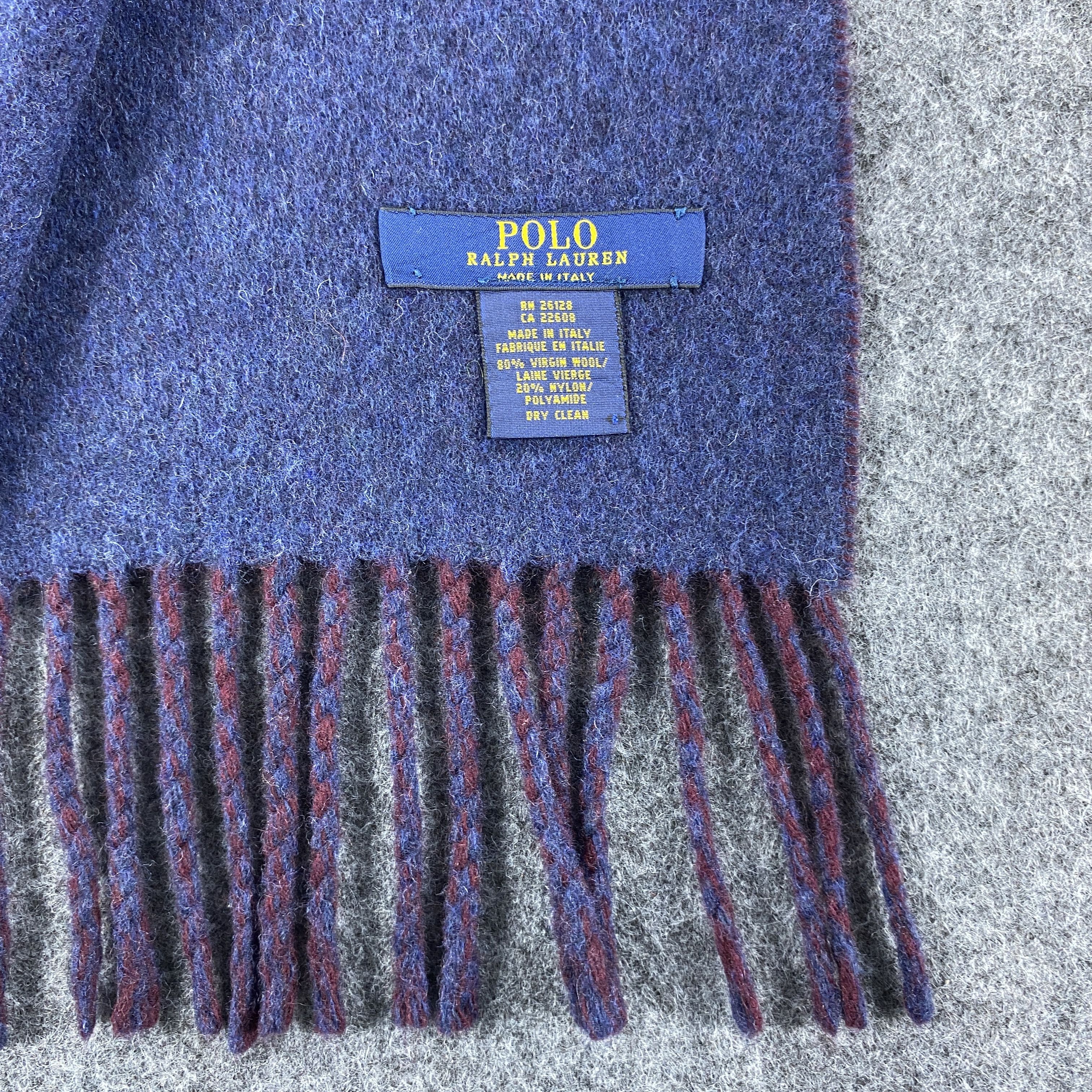 Polo Ralph Lauren × Vintage GF10537 Polo Ralph Lauren Scarf Neck Wear Muffler Nova Check Size ONE SIZE - 2 Thumbnail