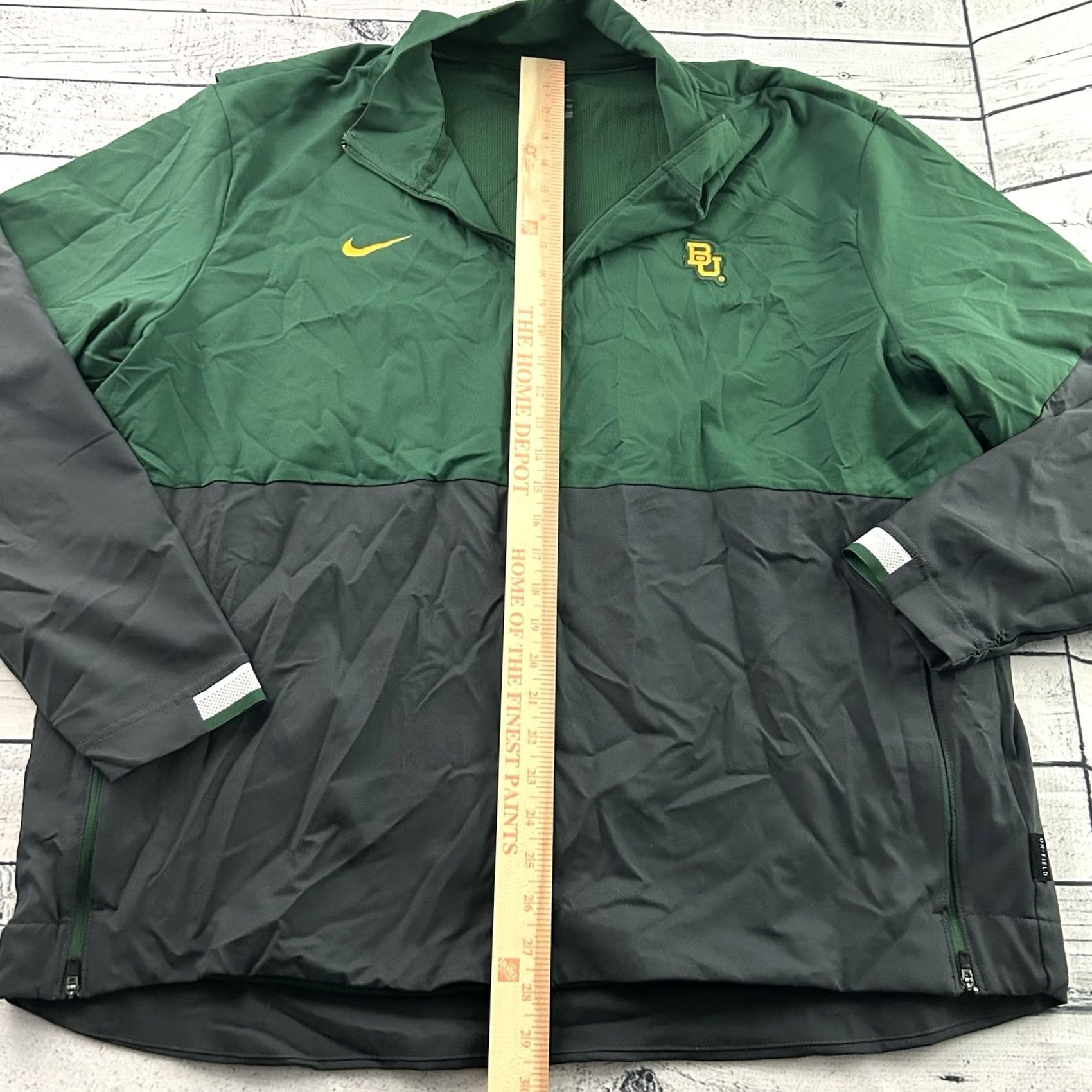 Nike Nike Baylor Bears Full Zip Track Jacket Men's XXL Green Size US XXL / EU 58 / 5 - 5 Thumbnail
