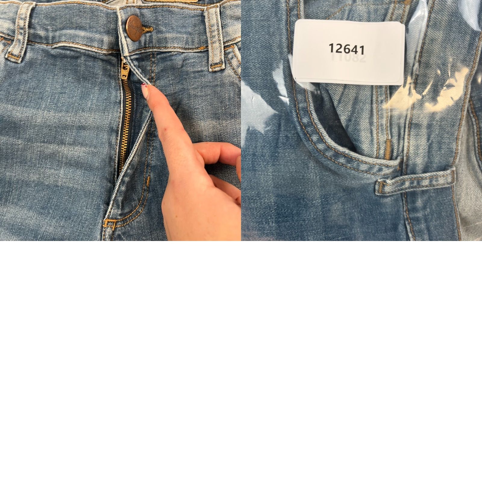 Vintage Wrnagler Jeans Slim Skinny 34 32 Mid Wash Blue Wrangler Bryson Jeans Men Slim Denim Cotton Elastane 5-Pocket Basic Logo Button Vintage No Pattern Mens Size US 34 / EU 50 - 9 Thumbnail
