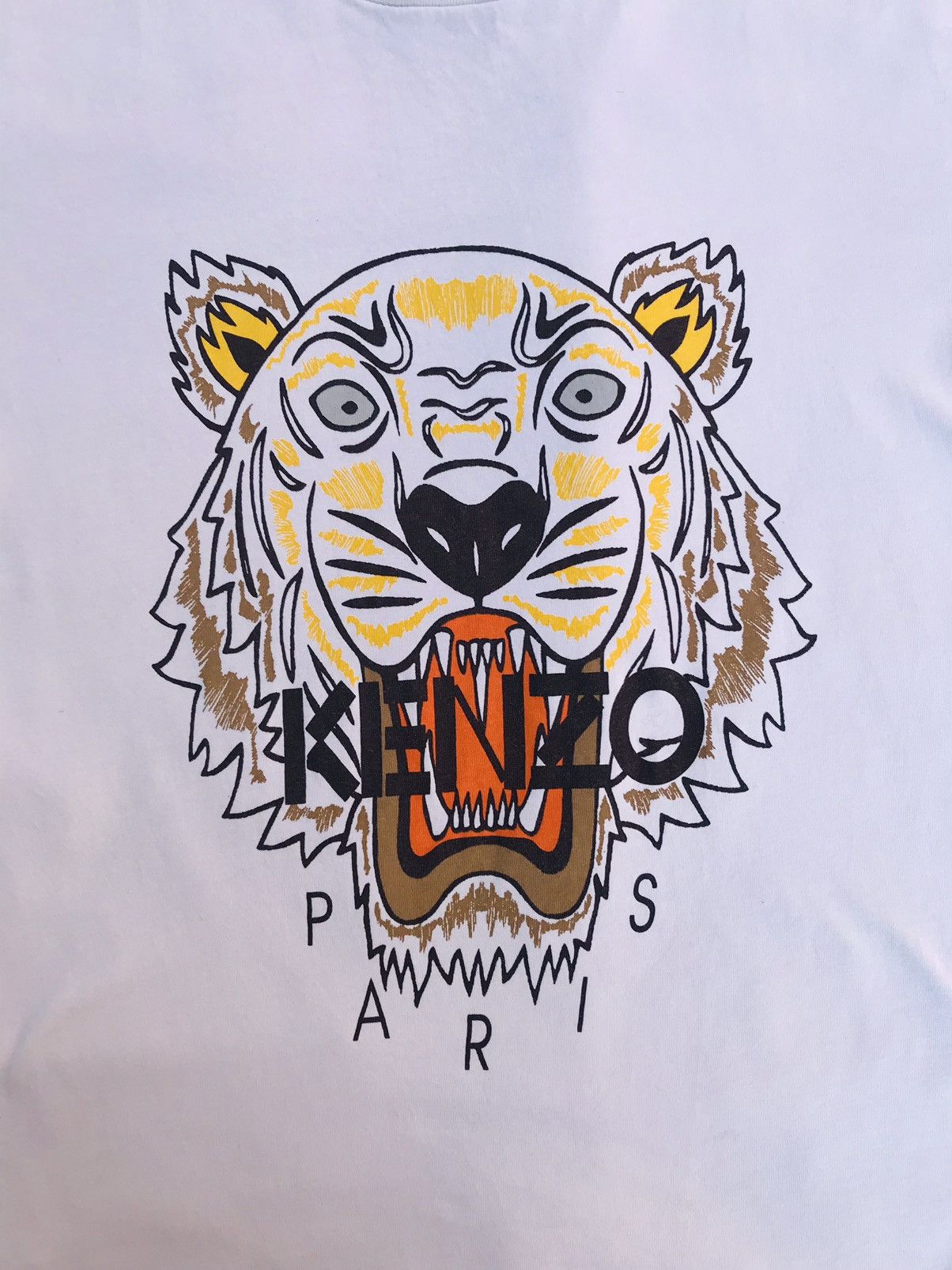 Kenzo Kenzo Paris Graphic Tiger Printed Short Sleeve T-Shirt Mens Size US XS / EU 42 / 0 - 3 Thumbnail