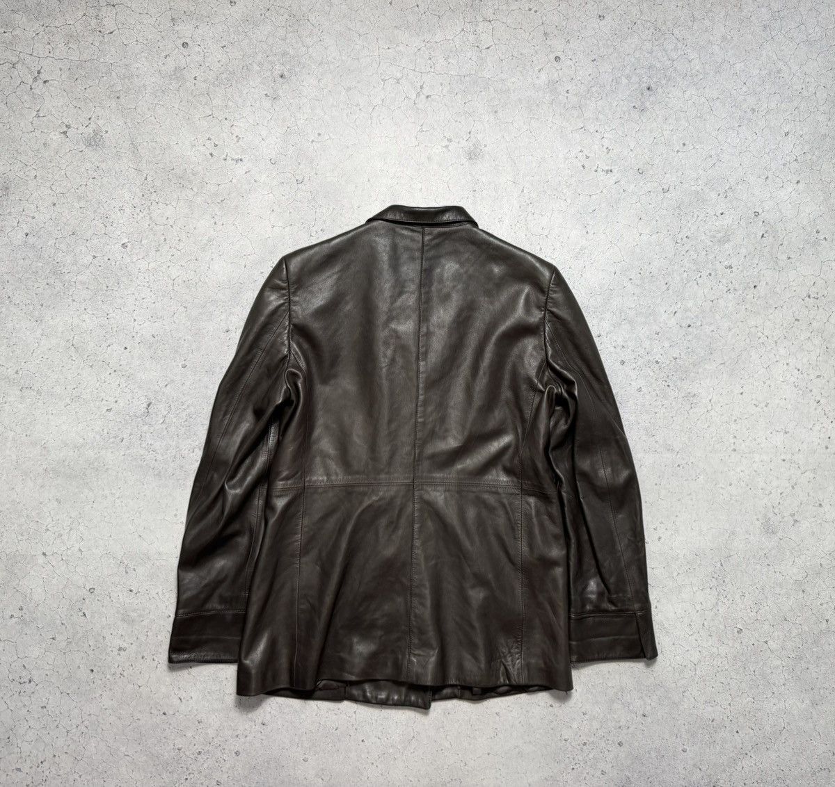 Loro Piana Loro Piana Leather Coat Jacket Luxury Very Vintage Women’s Size L / US 10 / IT 46 - 3 Thumbnail