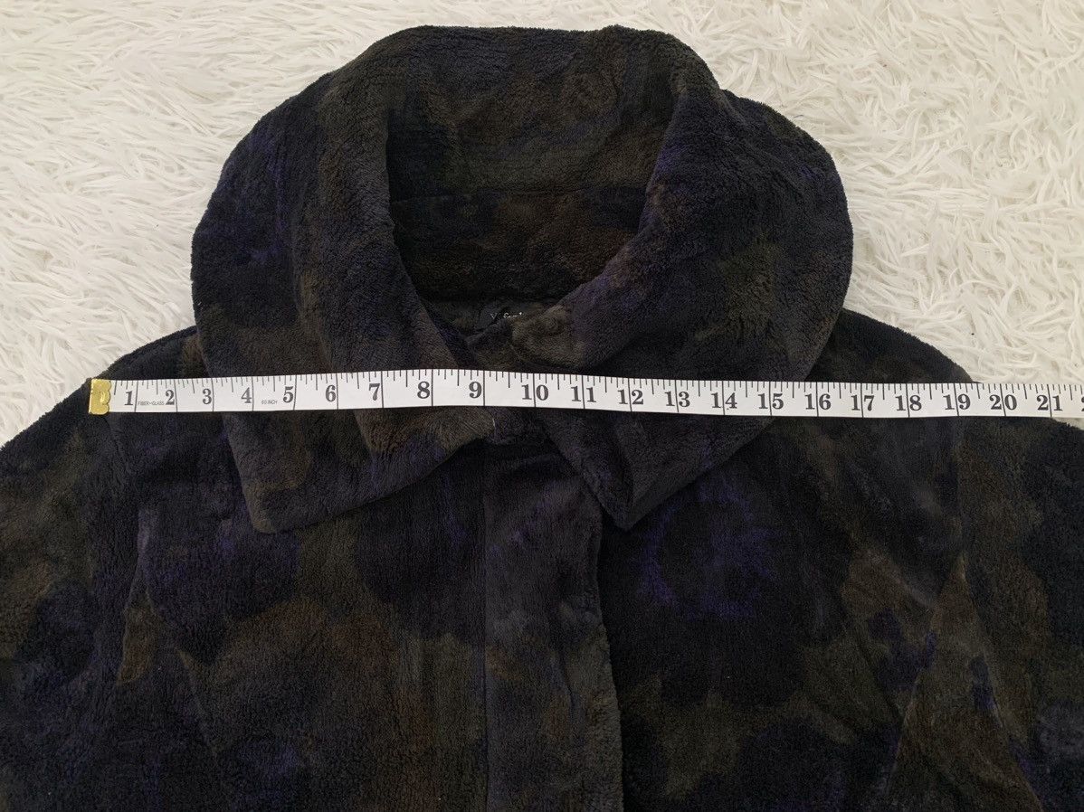 Yohji Yamamoto Cozy Flowers Art Y's For Living Fleece Long Coat Size US S / EU 44-46 / 1 - 12 Thumbnail