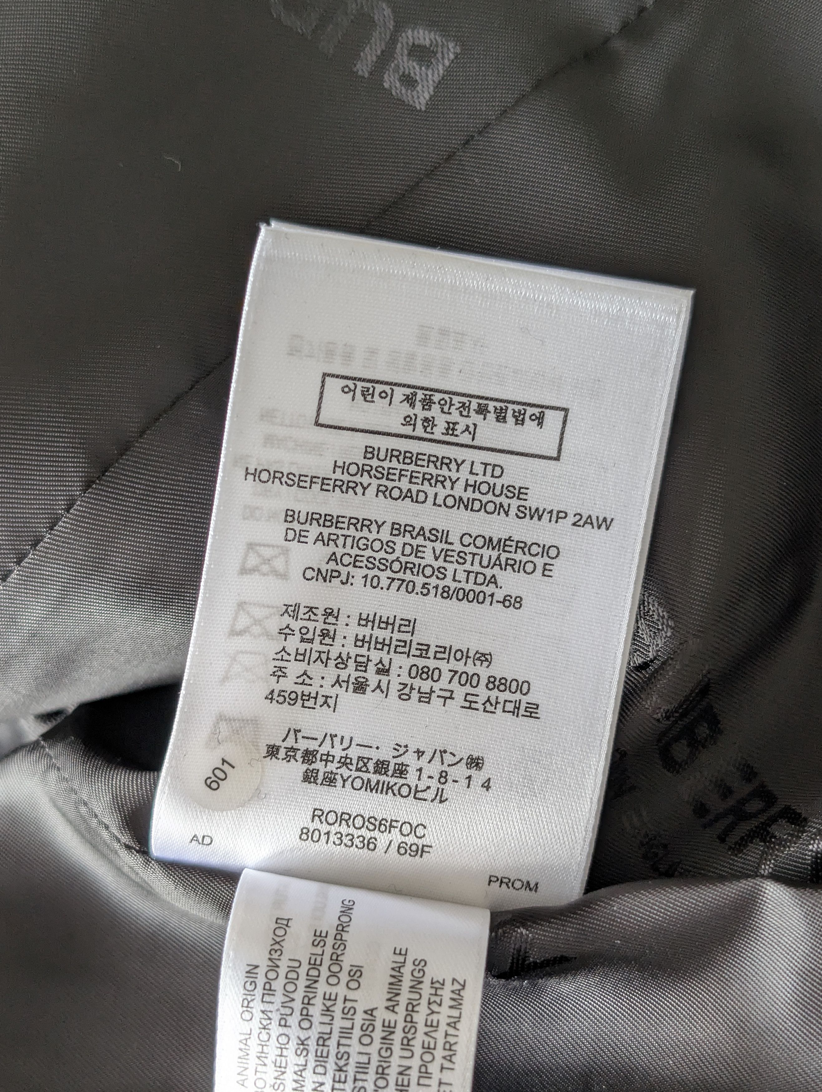 Burberry Burberry Men's Peacoat Navy Size US S / EU 44-46 / 1 - 5 Thumbnail