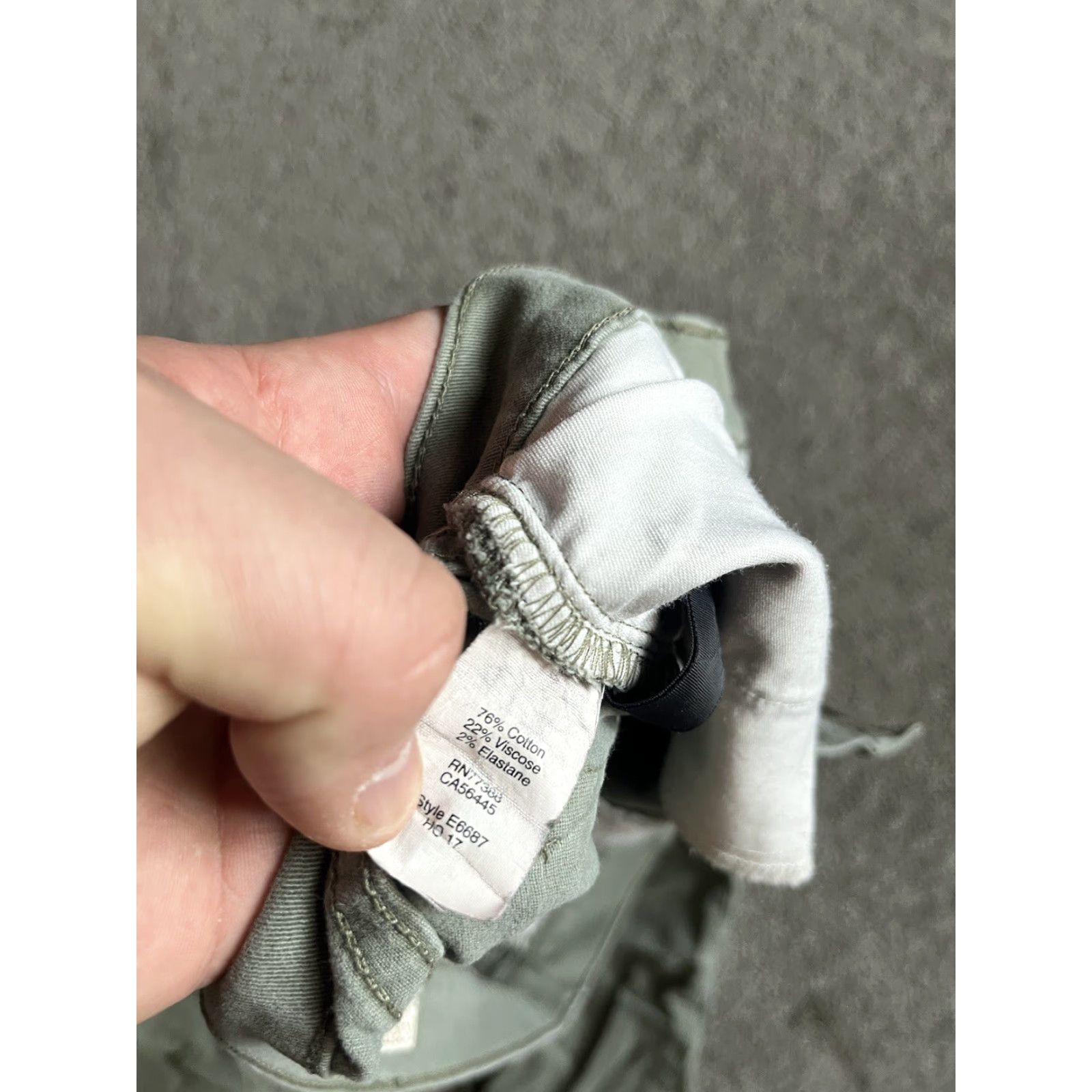 J.Crew VINTAGE J. Crew Ankle Skinny Jeans Women Size 28 Olive Green 90s Retro Size 28" / US 6 / IT 42 - 6 Thumbnail