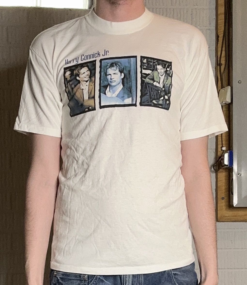 Vintage Vintage 2001 Harry Connick Jr. Tour Heavyweight Tee Shirt Size US M / EU 48-50 / 2 - 1 Thumbnail