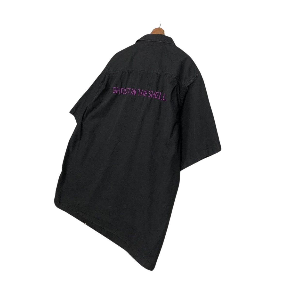 Cartoon Network 🔥VINTAGE BOWLING SHIRT BUTTON UPS GHOST IN THE SHELL Size US XXL / EU 58 / 5 - 12 Thumbnail