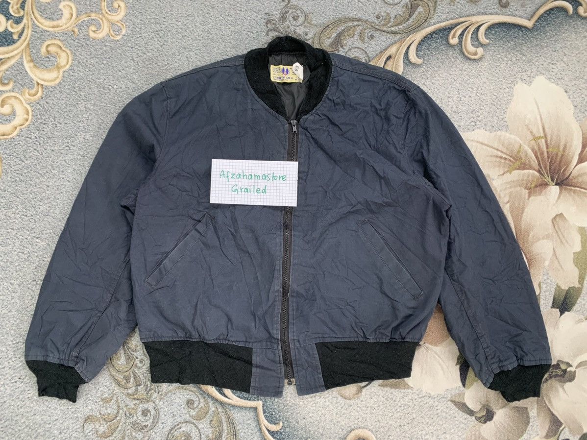 Vintage Vtg Corinth Mfg Co Military Bomber Like Jacket Ideal Zipper Size US L / EU 52-54 / 3 - 1 Thumbnail
