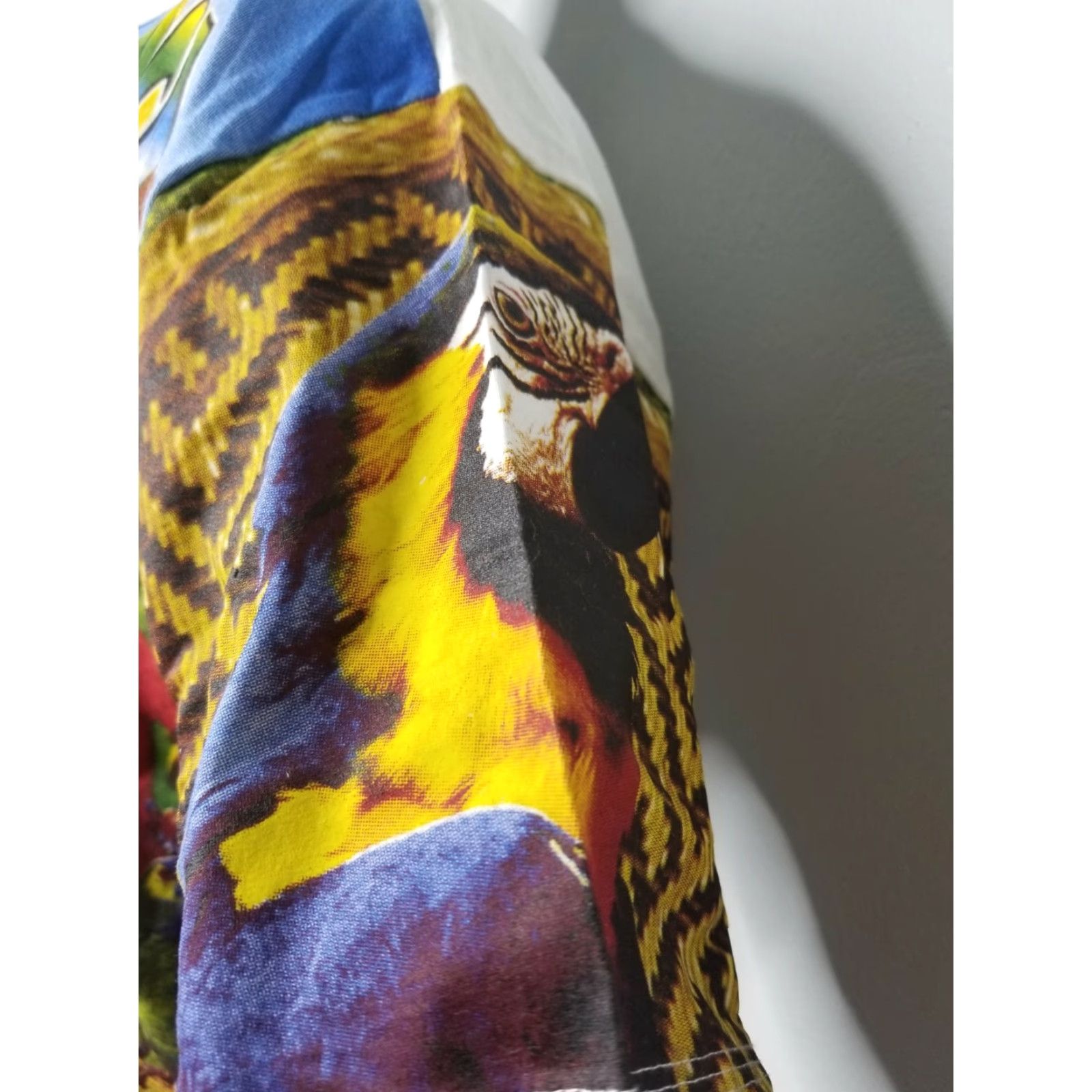 Vintage VINTAGE Manaus Brazil Rainforest All Over Print T Shirt Mens L White 90s Travel Graphic Print Mens Size US L / EU 52-54 / 3 - 3 Thumbnail