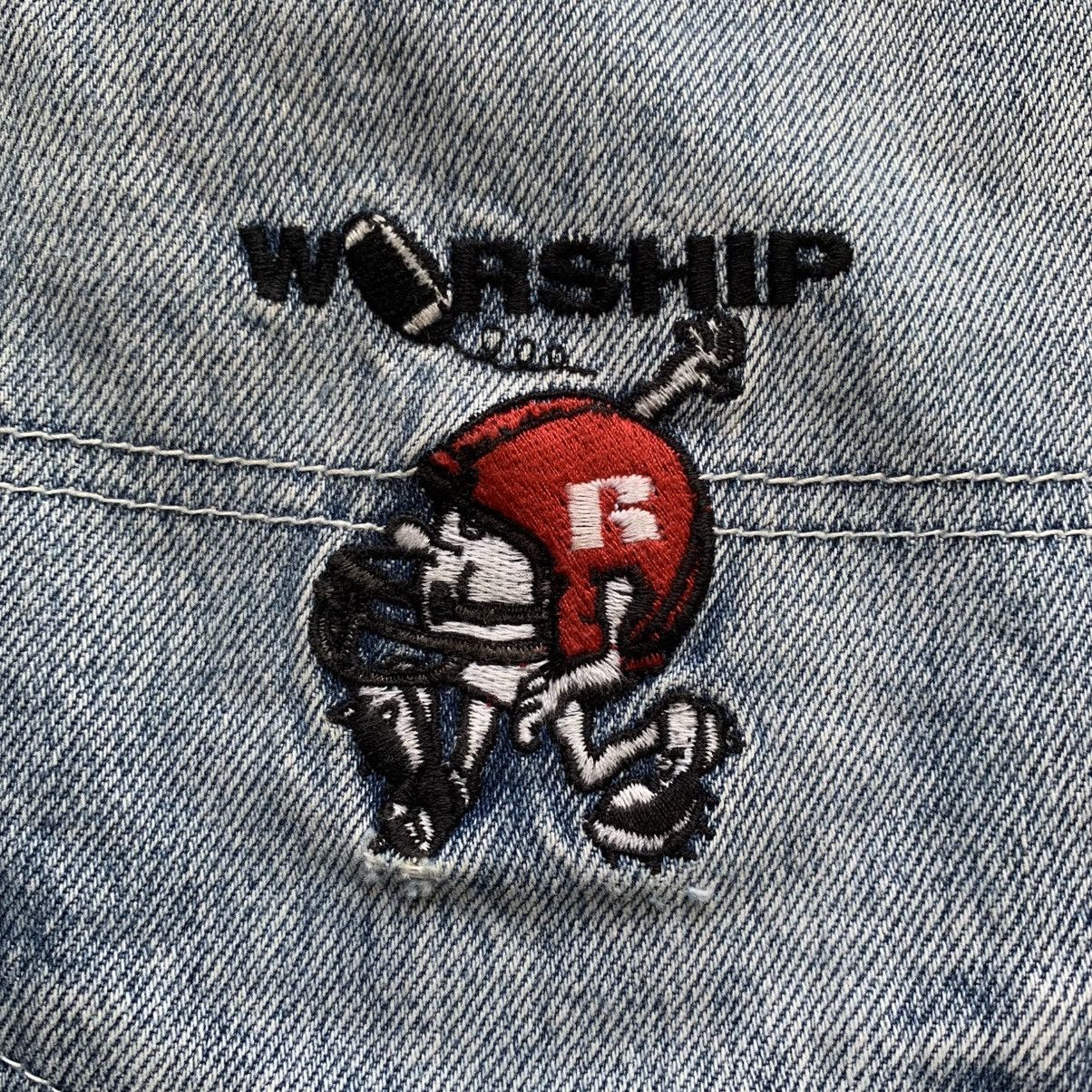 Russell Athletic WORSHIP SUPPLY X RUSSELL ATHLETIC DENIM CARPENTER PANTS Size US 30 / EU 46 - 4 Thumbnail
