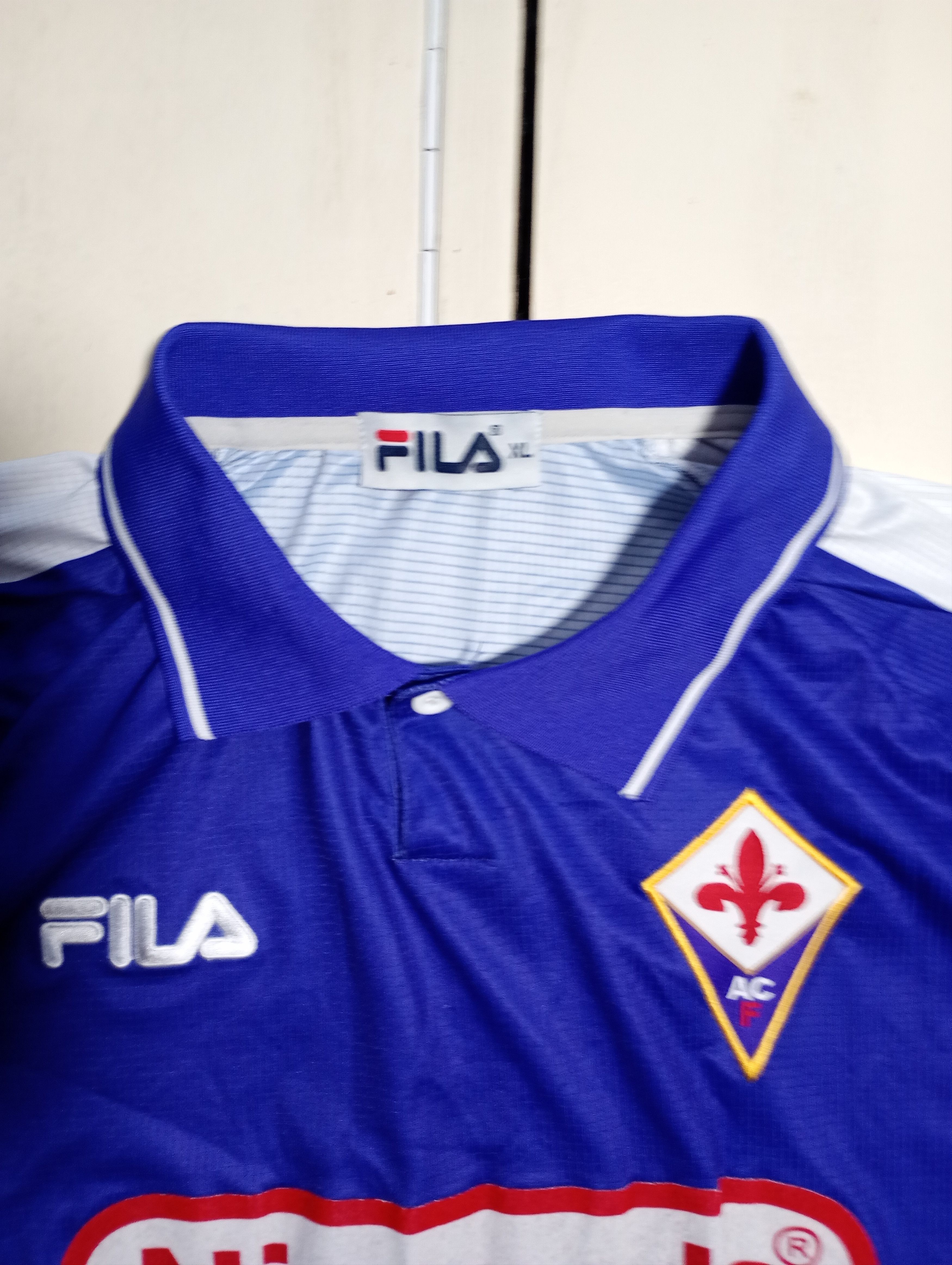 Fila Fila Fiorentina AC Home Jersey 1998-1999 Size US XL / EU 56 / 4 - 8 Thumbnail