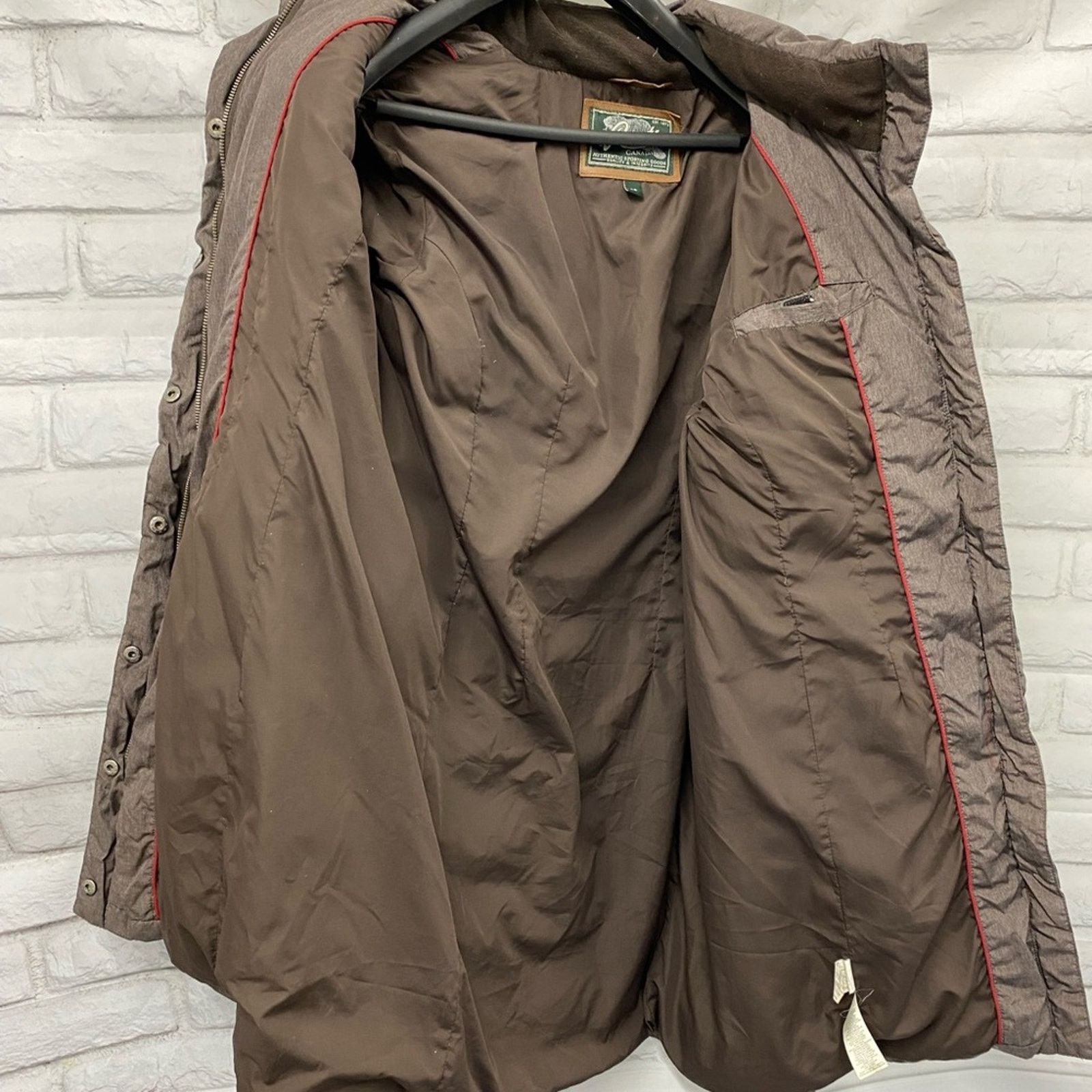 Roots Roots Down Parka Puffer Coat Large Brown Size L / US 10 / IT 46 - 10 Thumbnail