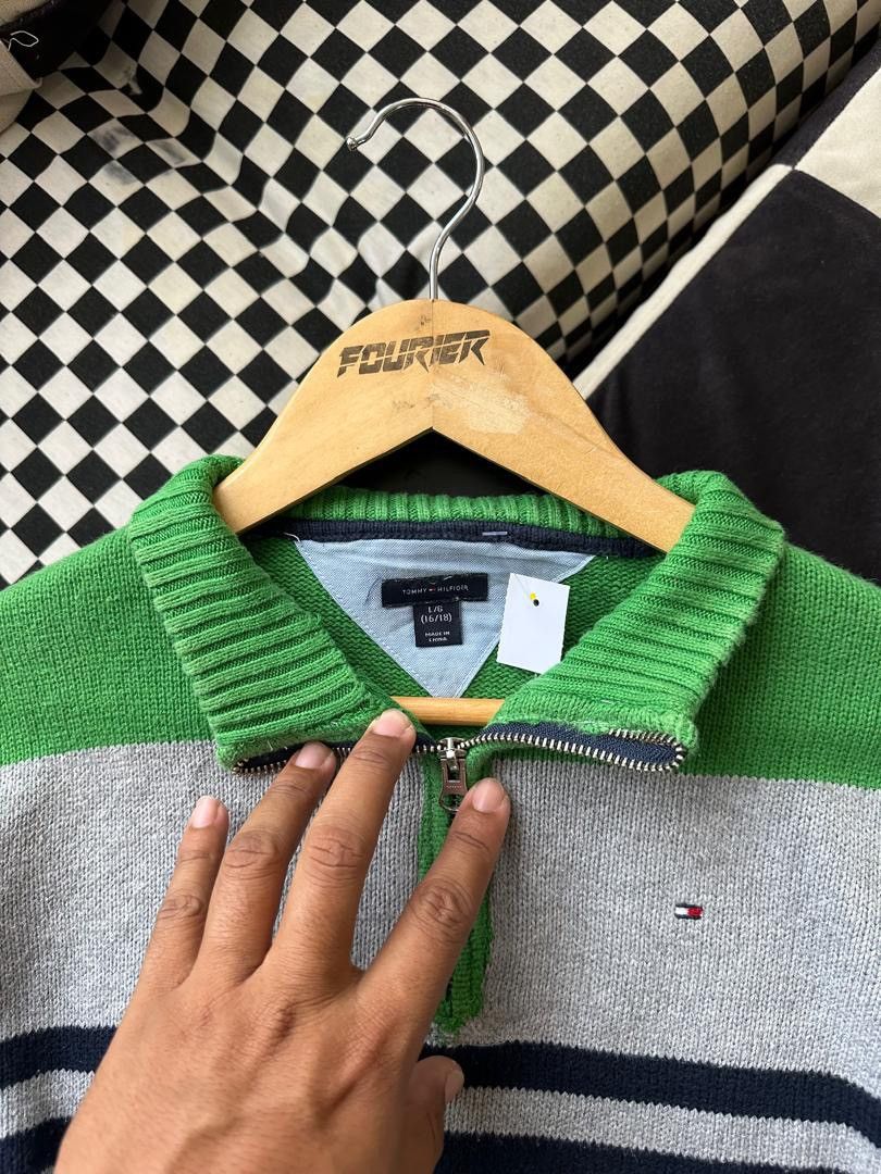 Tommy Hilfiger TOMMY HILFIGER KNITWEAR HALF ZIPPER Size M / US 6-8 / IT 42-44 - 3 Thumbnail