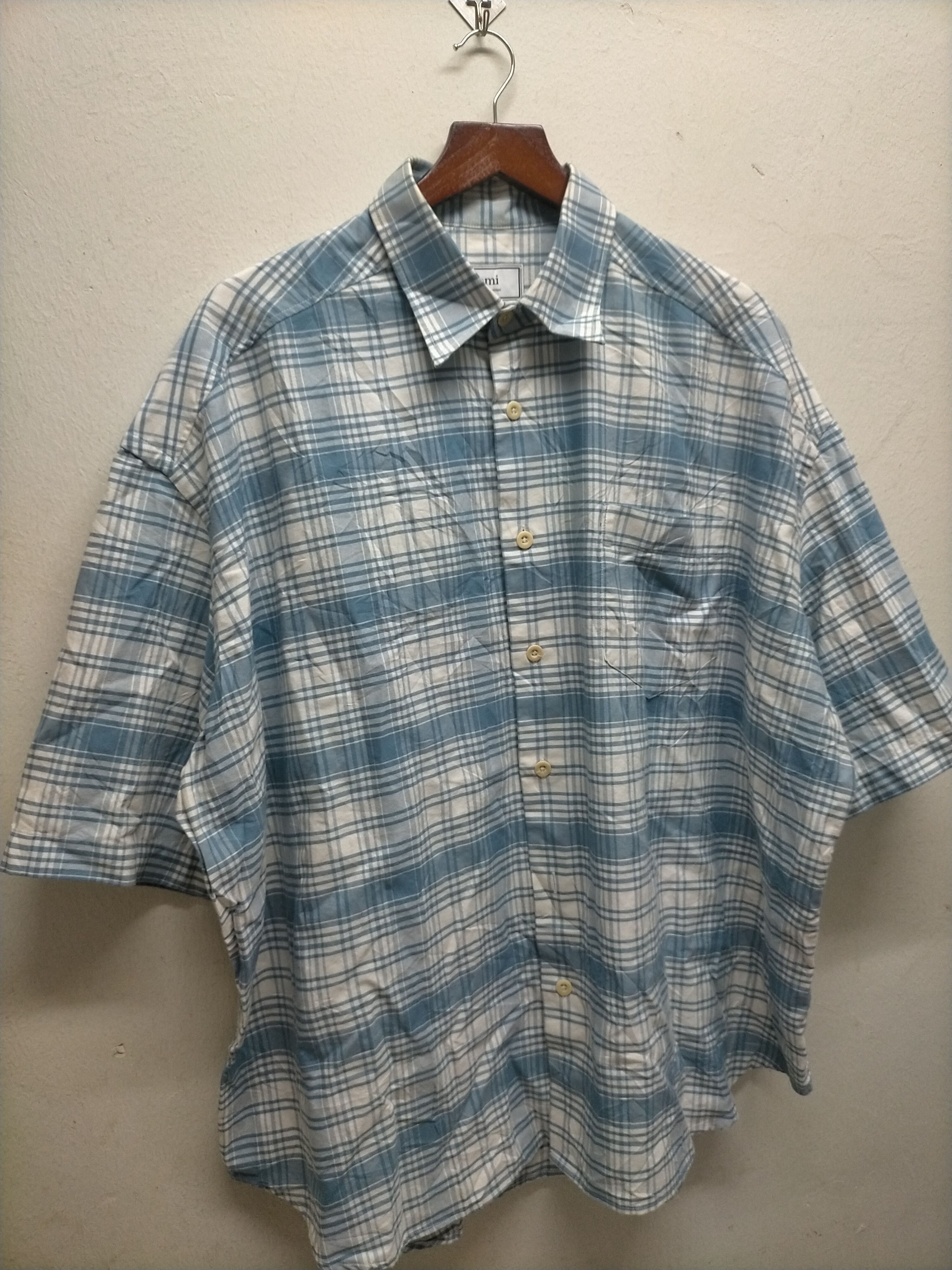 AMI AMI Plaid Checked Button Ups Boxy Fits Shirts Size US M / EU 48-50 / 2 - 3 Thumbnail