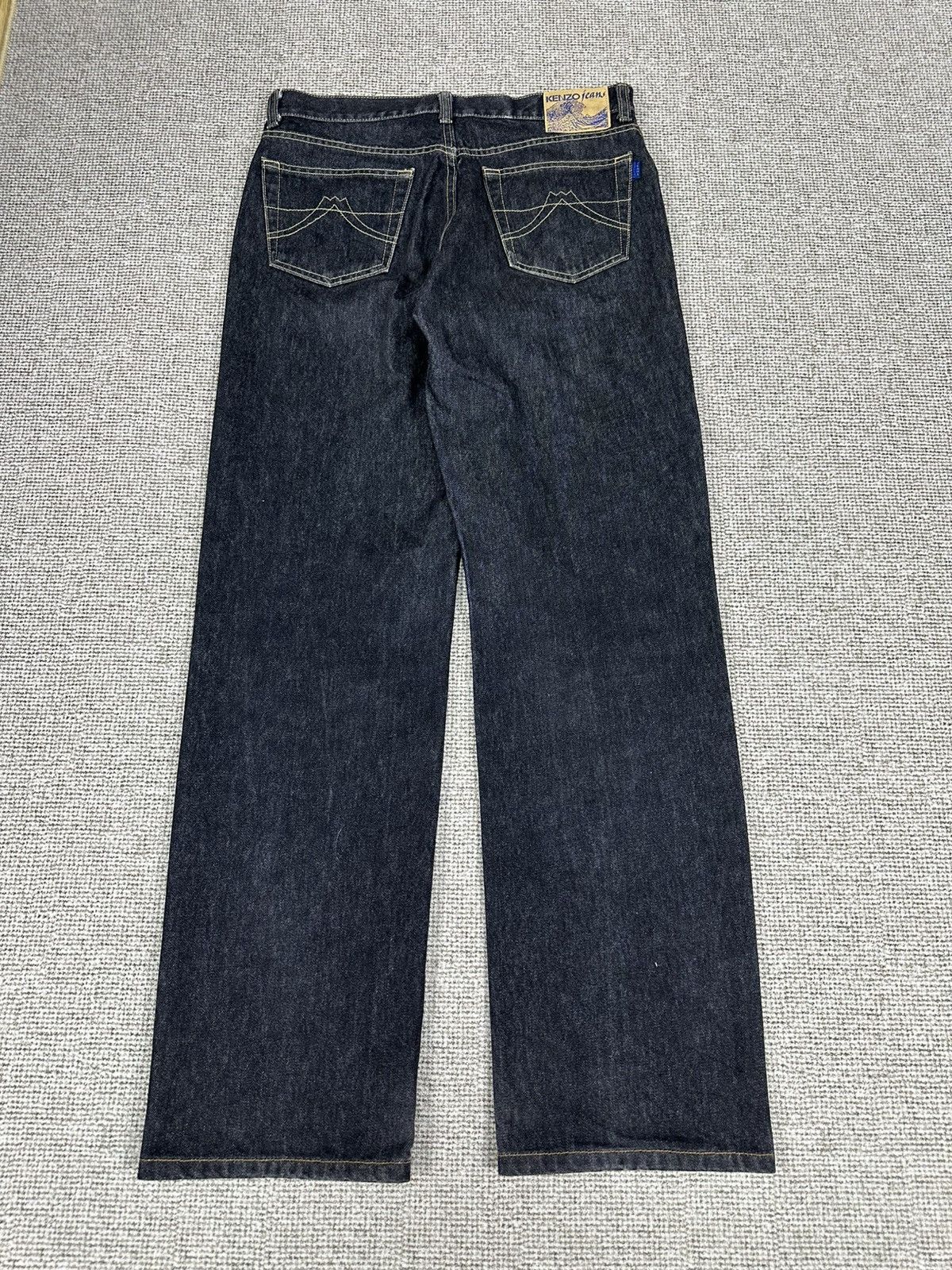Kenzo Vintage Kenzo Black Denim 31x32 D774 Size US 31 - 3 Thumbnail